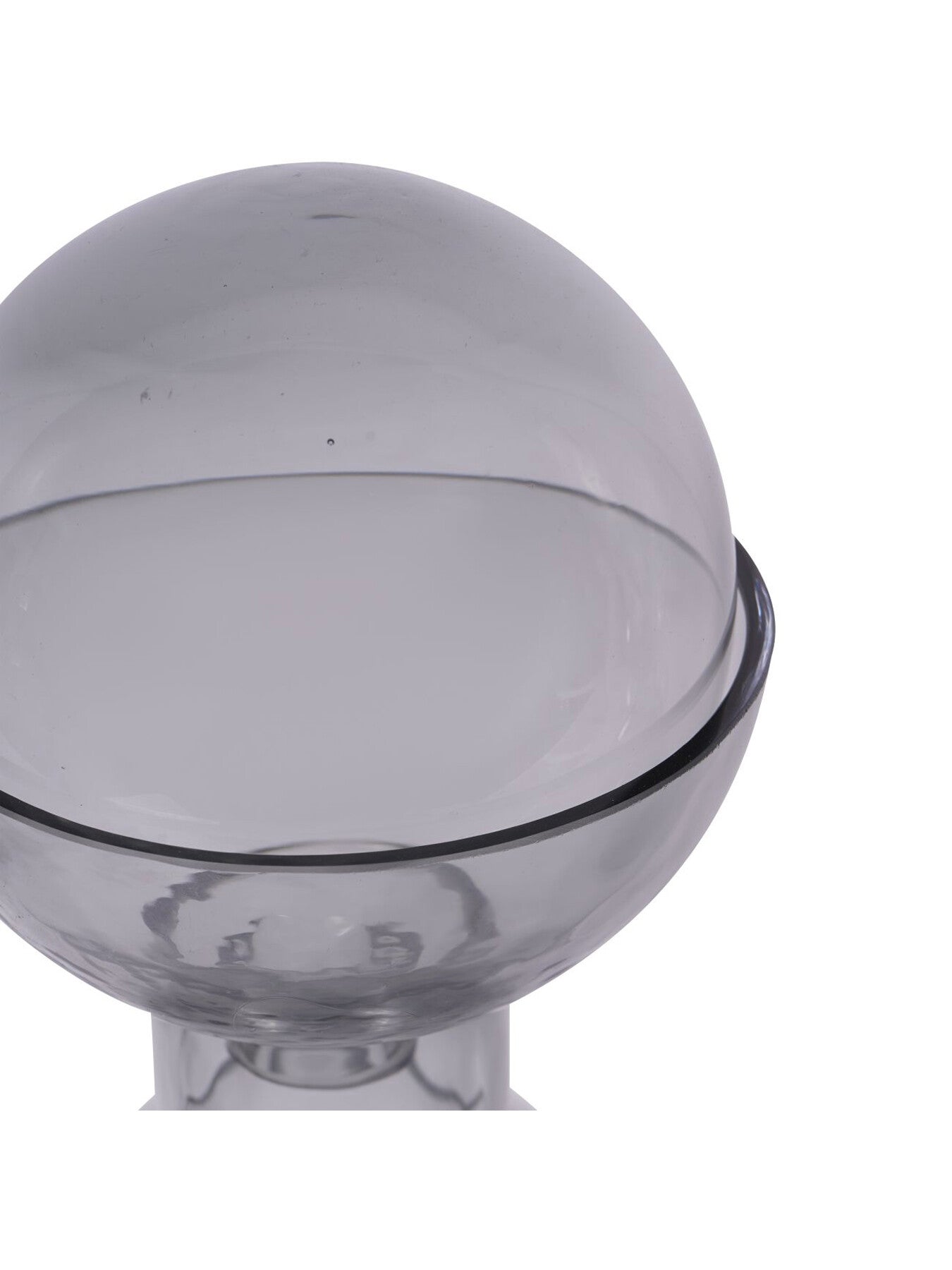 Vitrum Smoked Bottle Vase 43cm