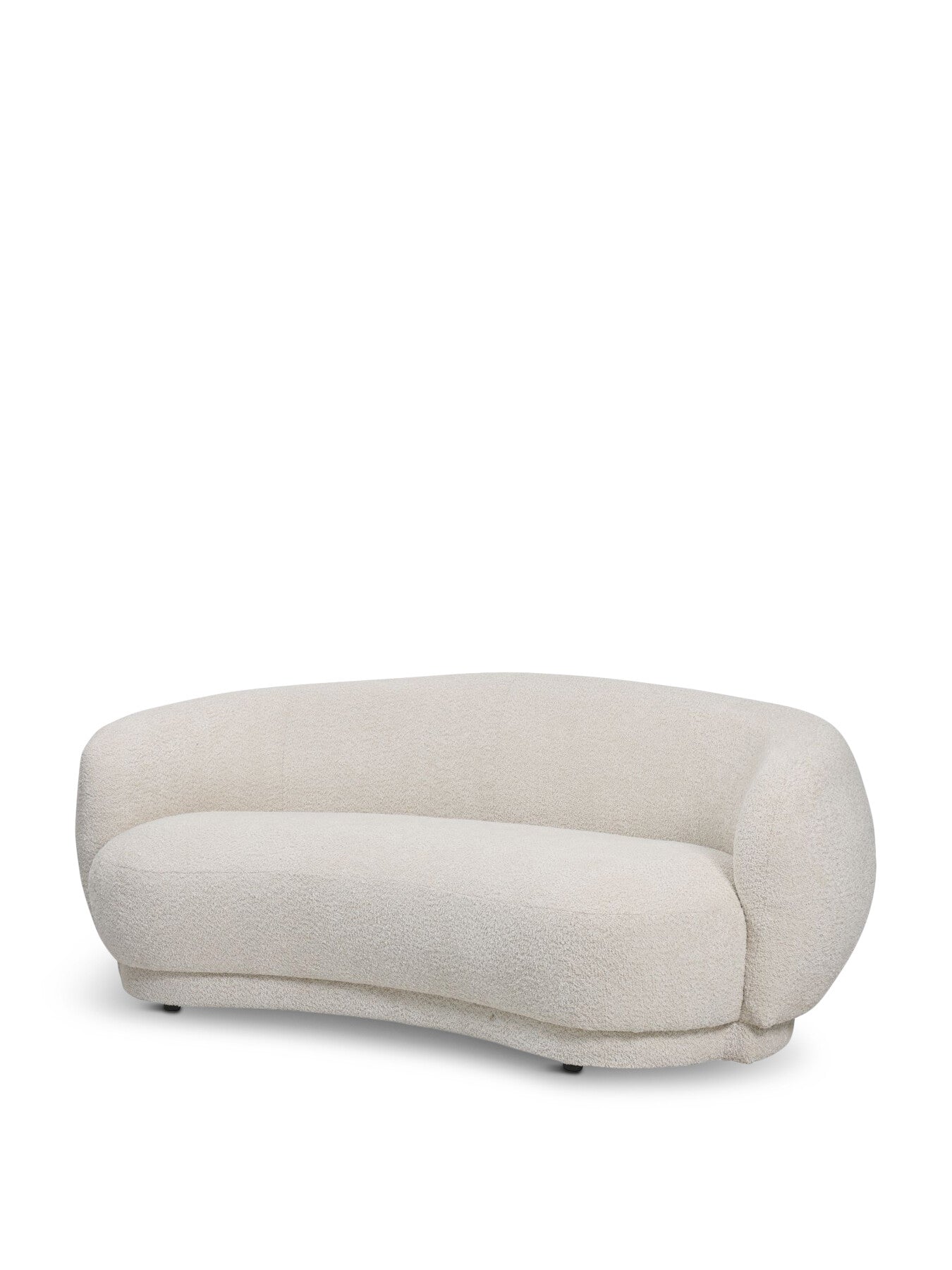 Casa Seater Curved Mini Sofa Taupe