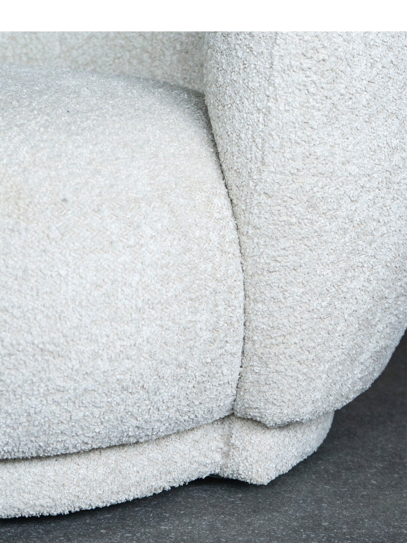 Casa Seater Curved Mini Sofa Taupe