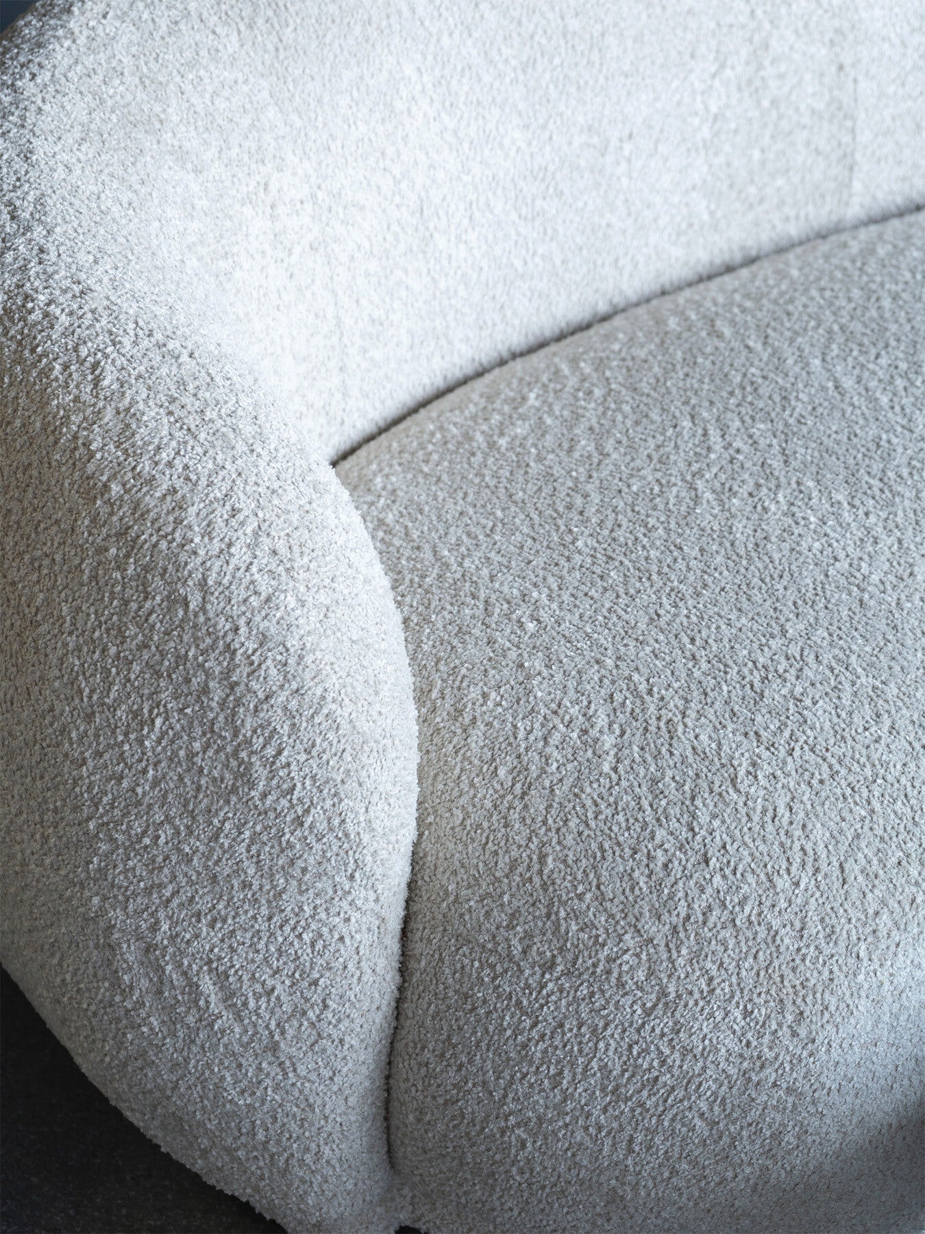 Casa Seater Curved Mini Sofa Taupe