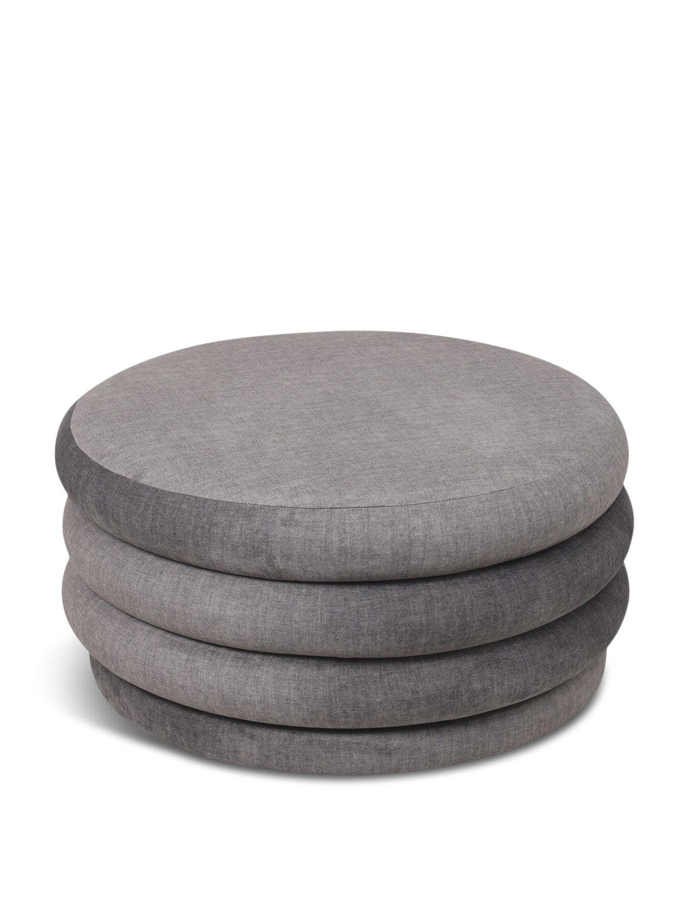 Casa Upholstered Storage Ottoman Grey
