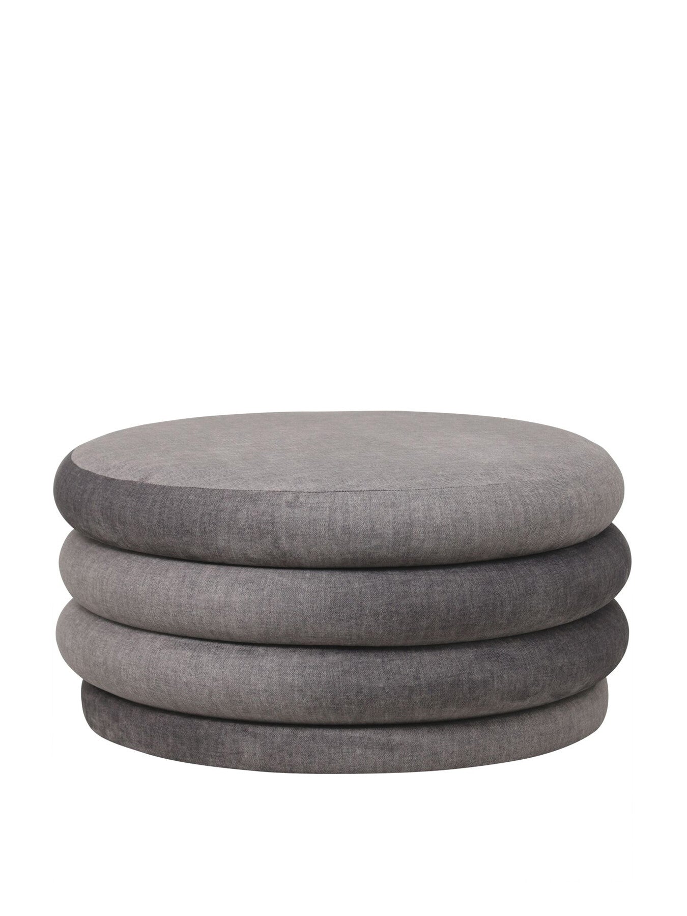 Casa Upholstered Storage Ottoman Grey