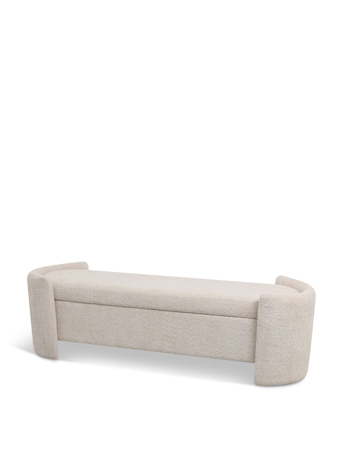 Casa Upholstered Storage Bench Taupe