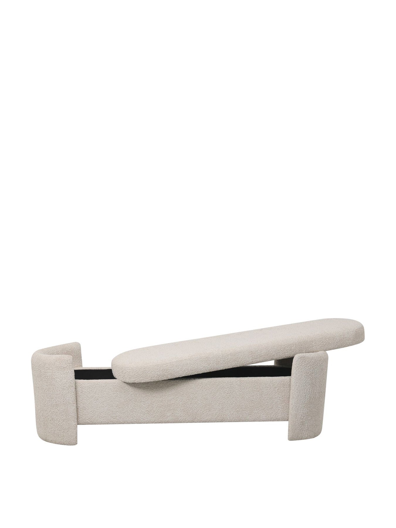 Casa Upholstered Storage Bench Taupe