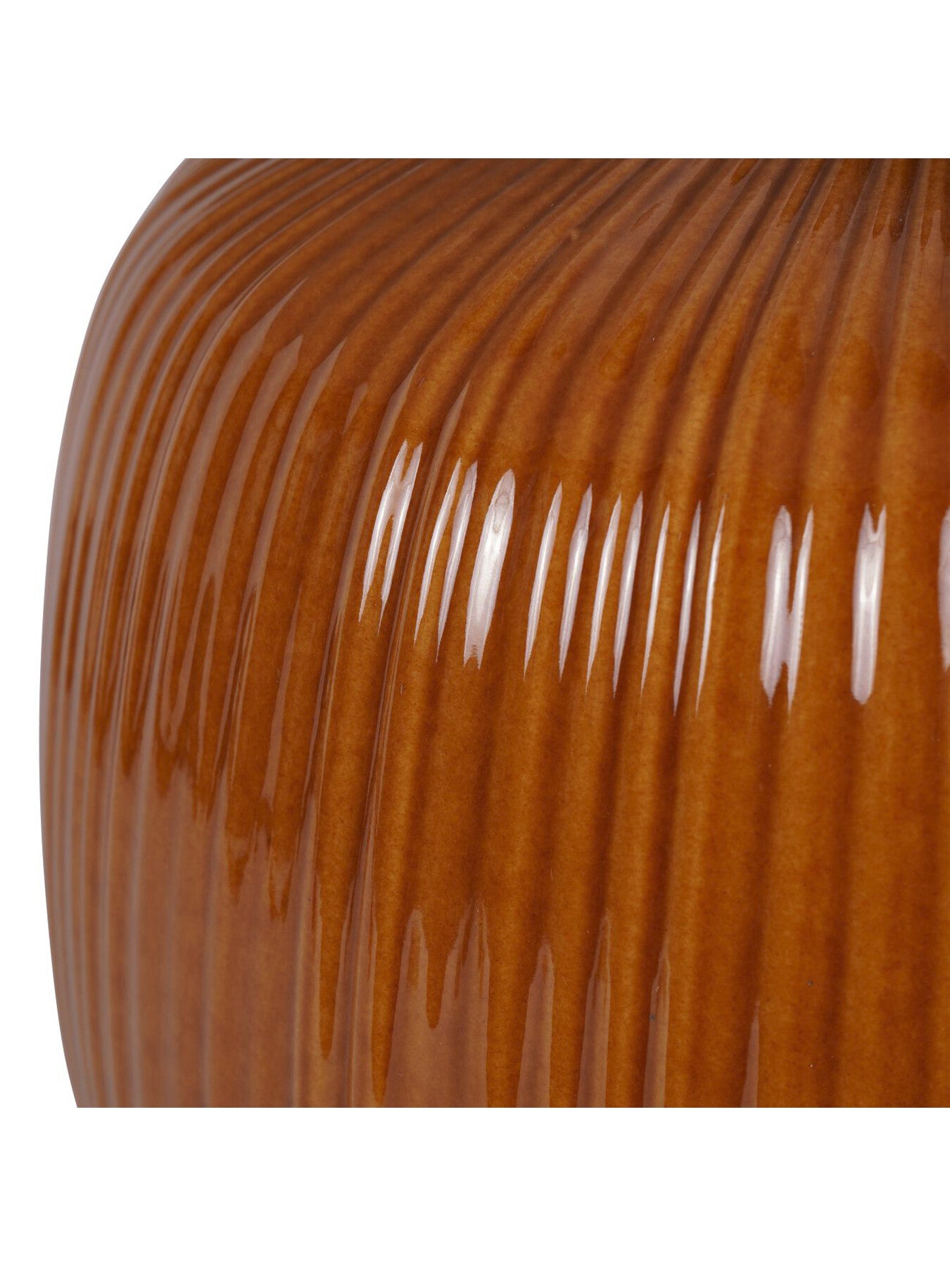 Bruno Ceramic Table Lamp Burnt Ochre