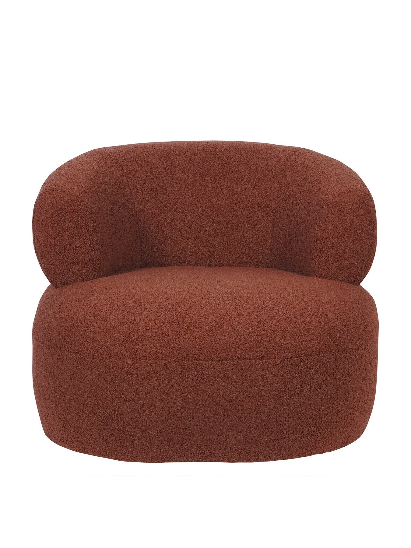 Luna Occasional Chair in Terracotta