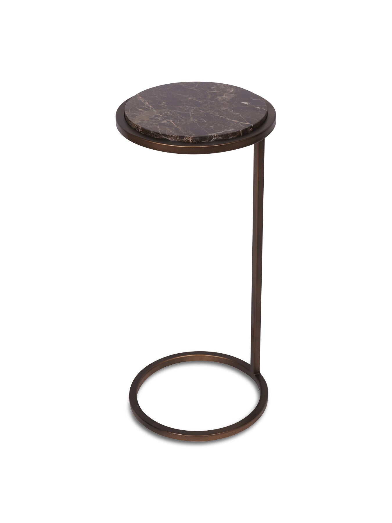 Iota Accent Table Emperador Marble