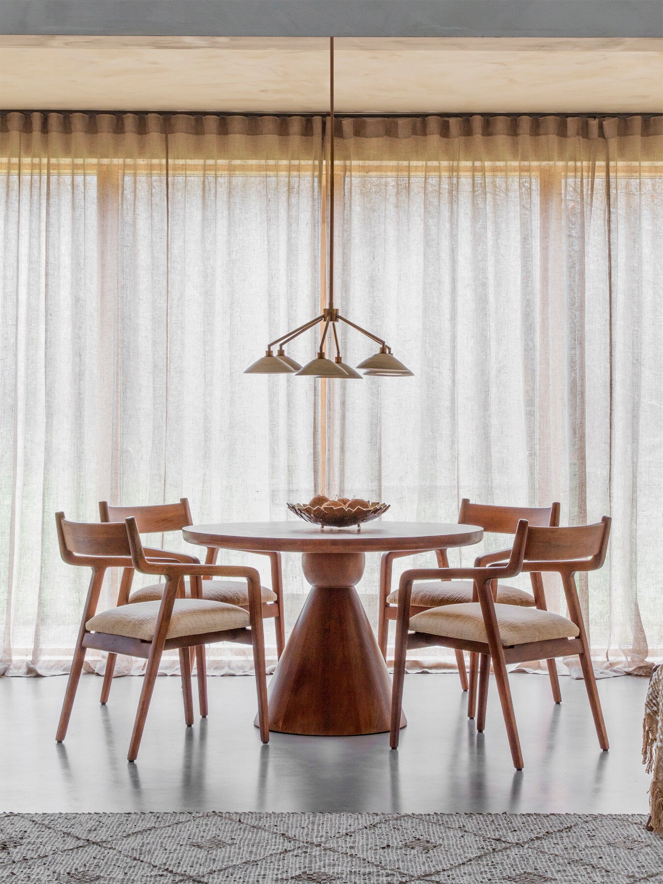 Monterey Round Wooden Dining Table