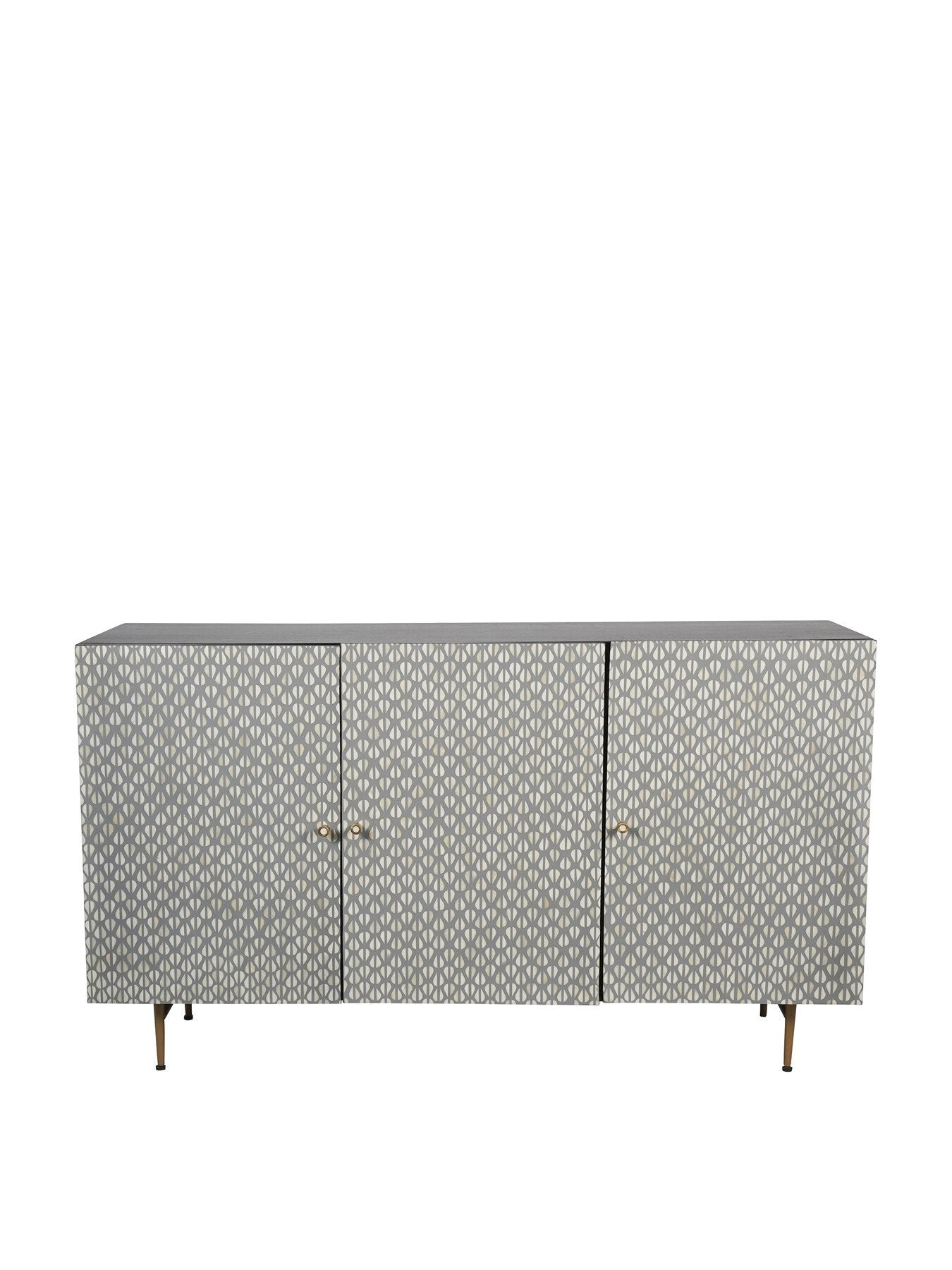 Burgess Bone Inlay 3 Door Buffet Sideboard