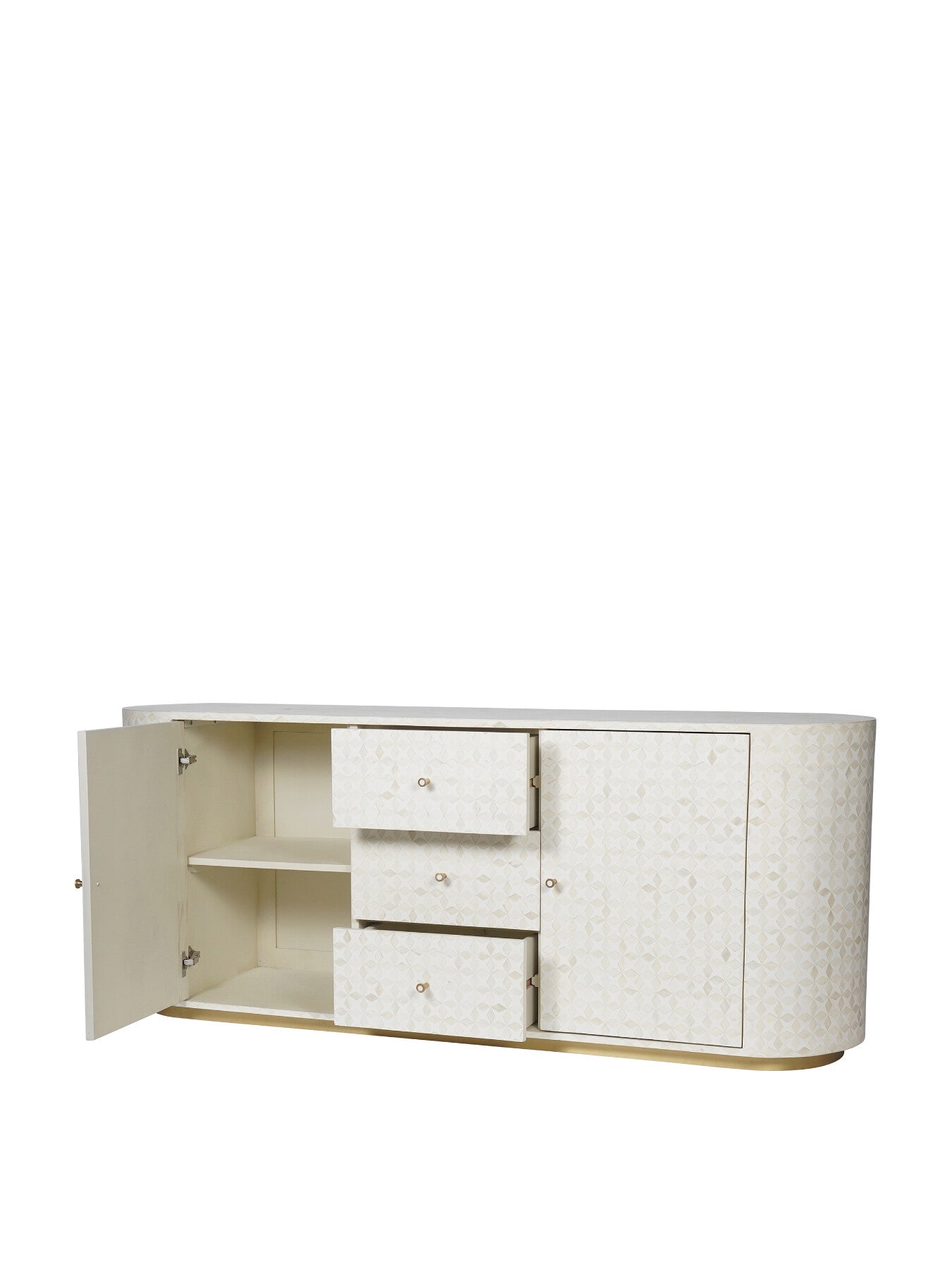 Aspen Bone Inlay Buffet Sideboard