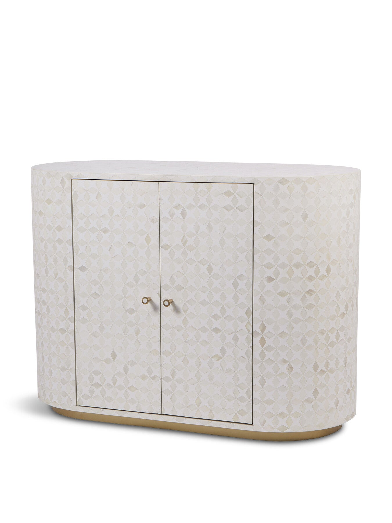 Aspen Bone Inlay Two Door Cabinet