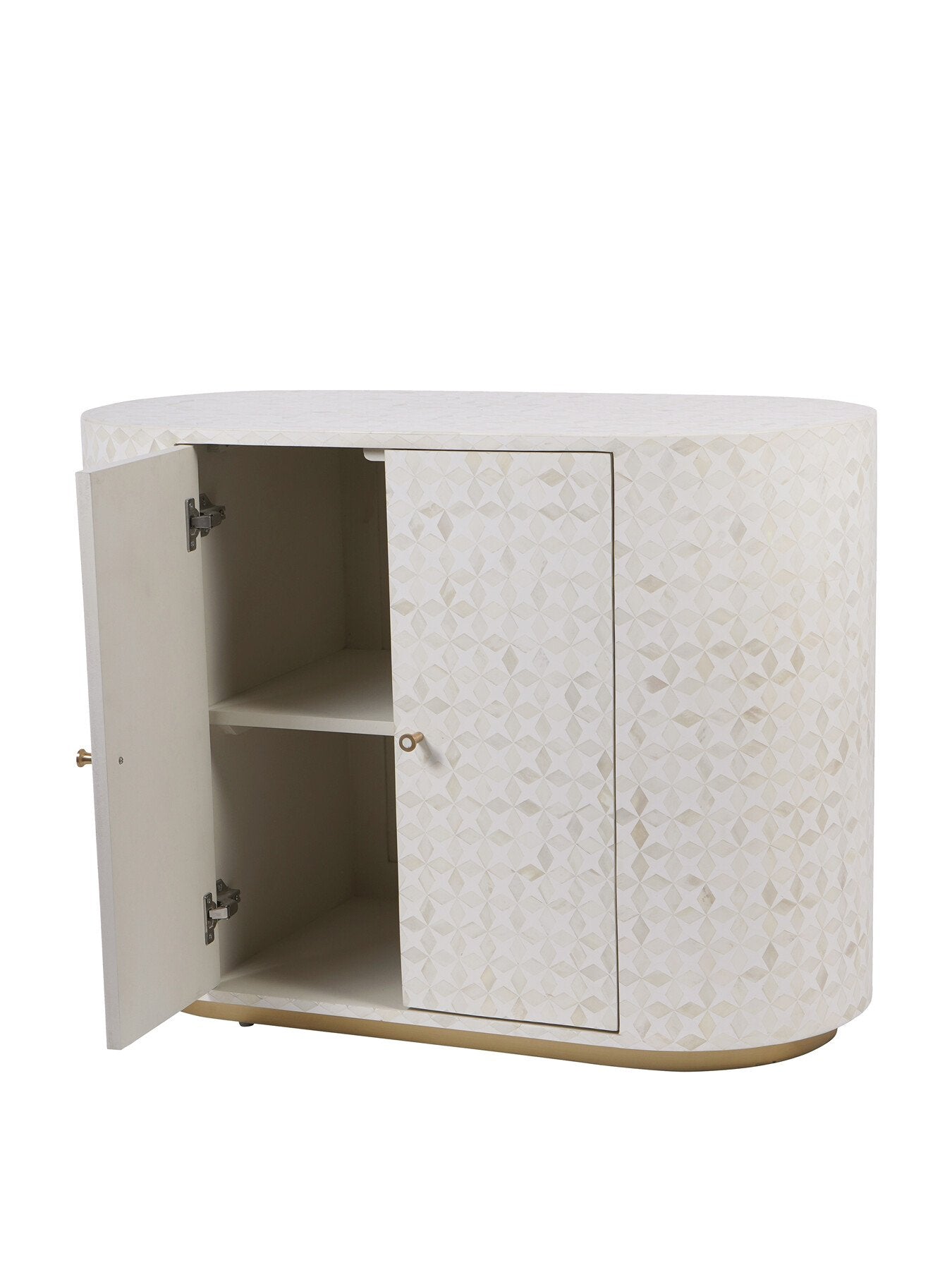 Aspen Bone Inlay Two Door Cabinet