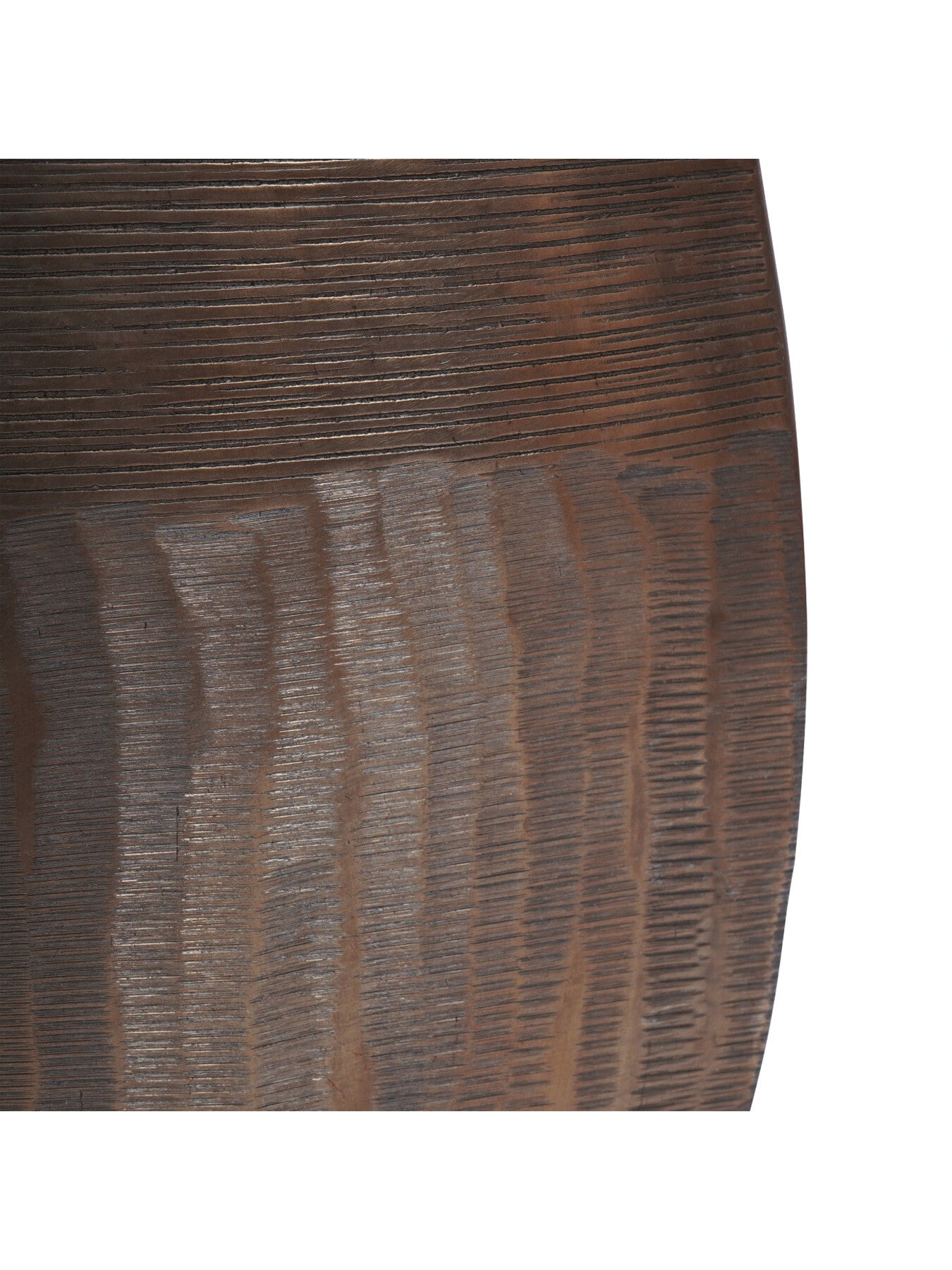 Southwold Textured Oval Antique Brass Vase 100cm