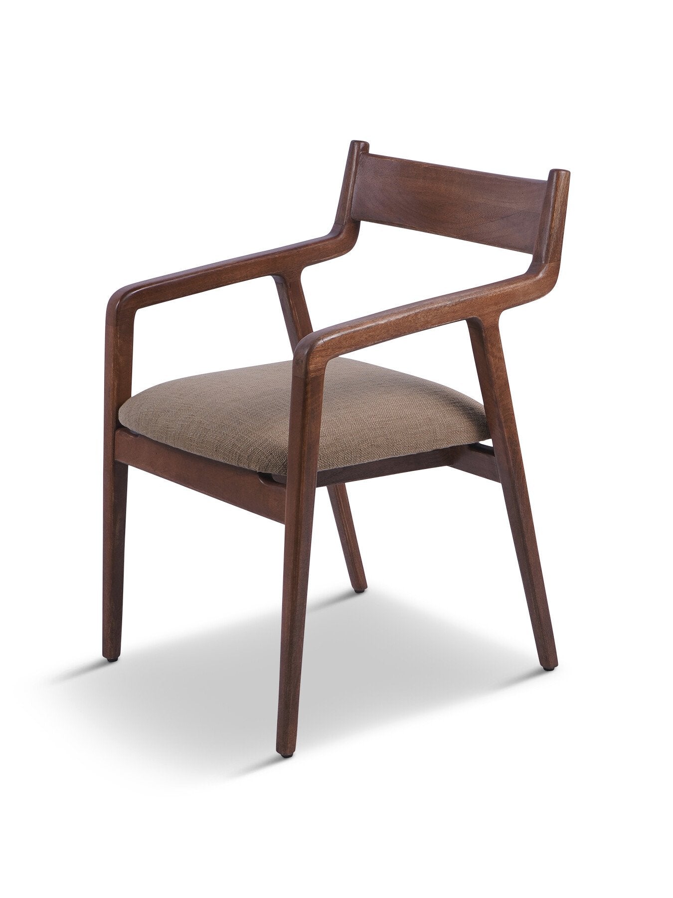 Monterey Wooden Upholstered Dining Chair in Cappuccino