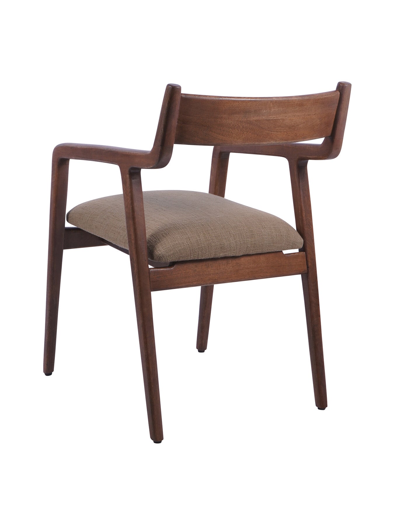 Monterey Wooden Upholstered Dining Chair in Cappuccino