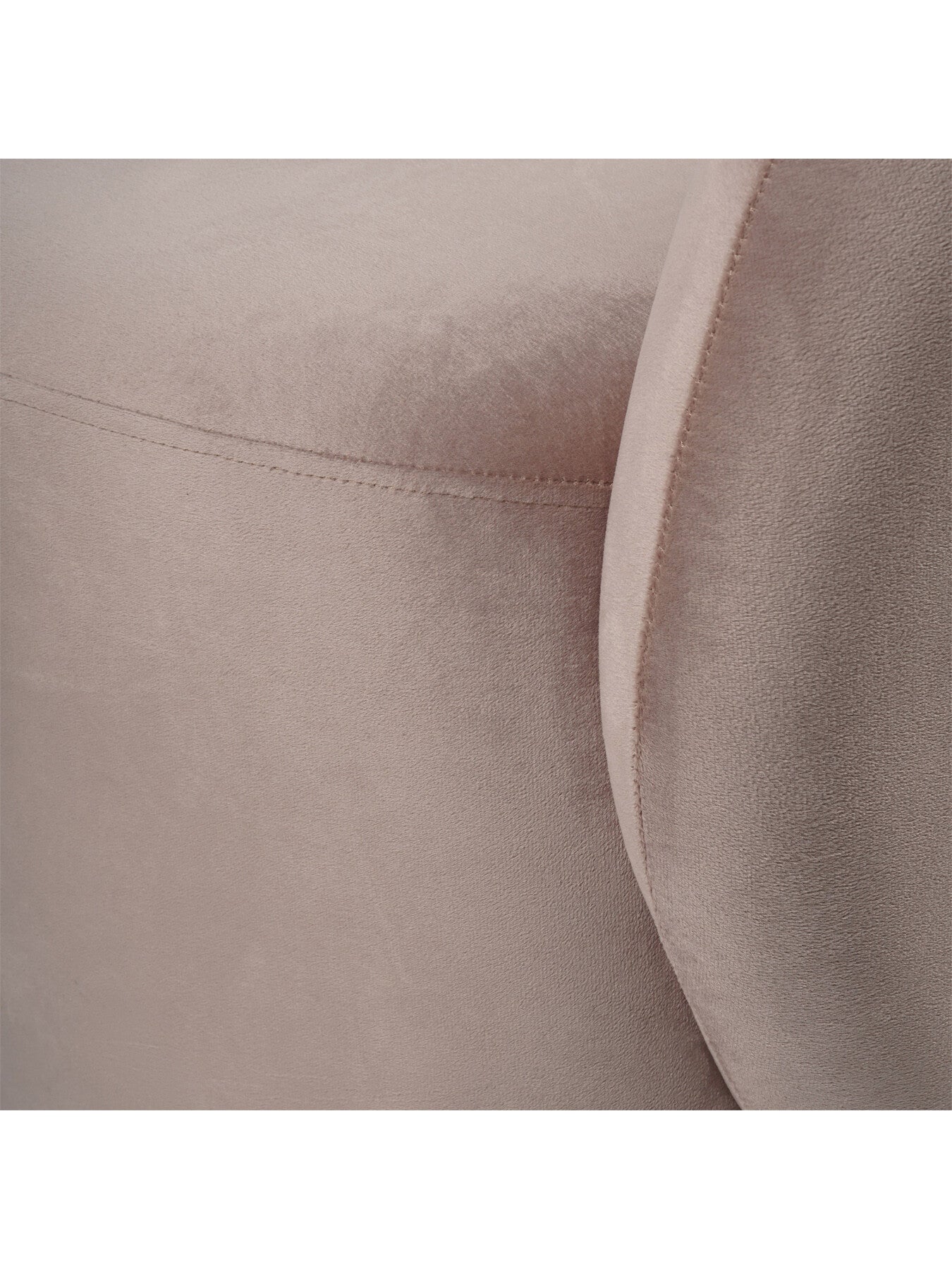 Bingham Upholstered Swivel Chair Soft Velvet Dusky Pink