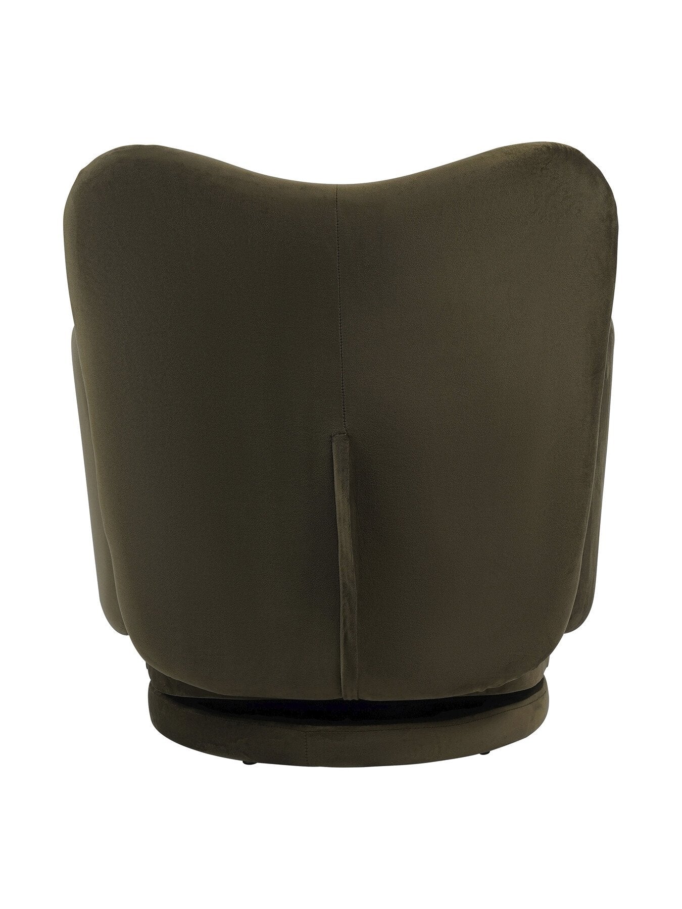 Bingham Upholstered Swivel Chair Velvet Green