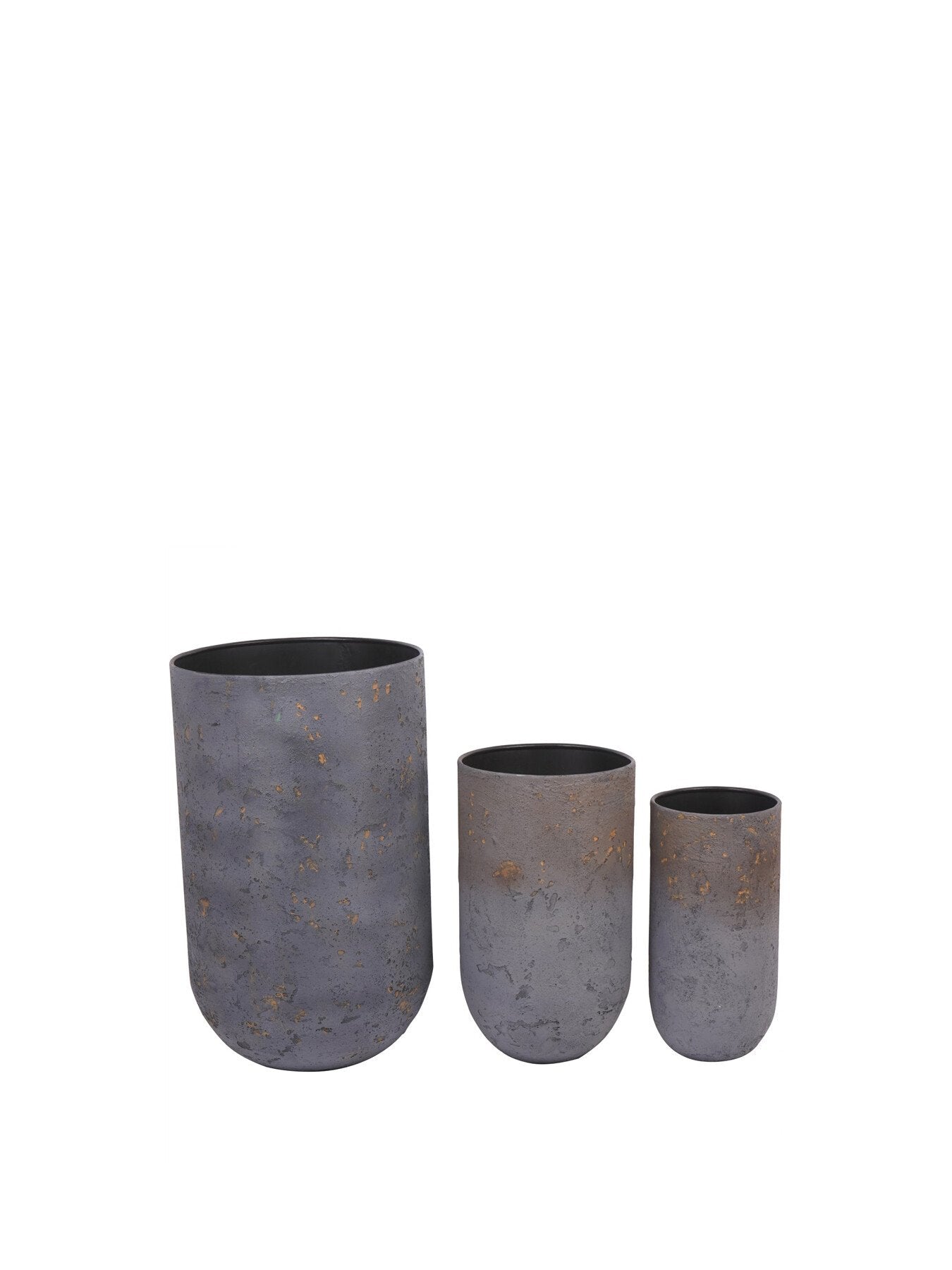 Volcano  Set of Three  Planters