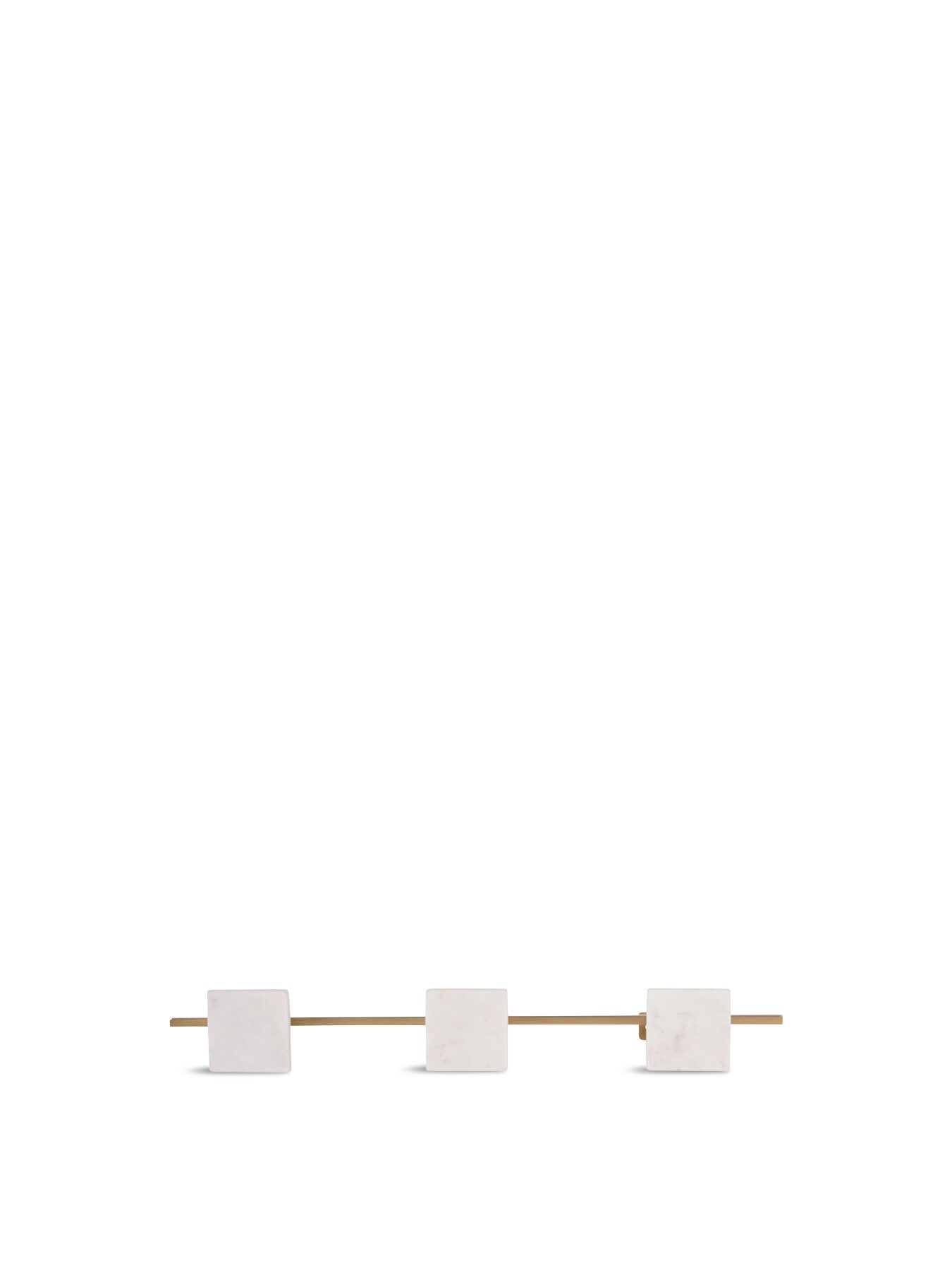 Genoa Iron and Marble Three  Wall Hanger