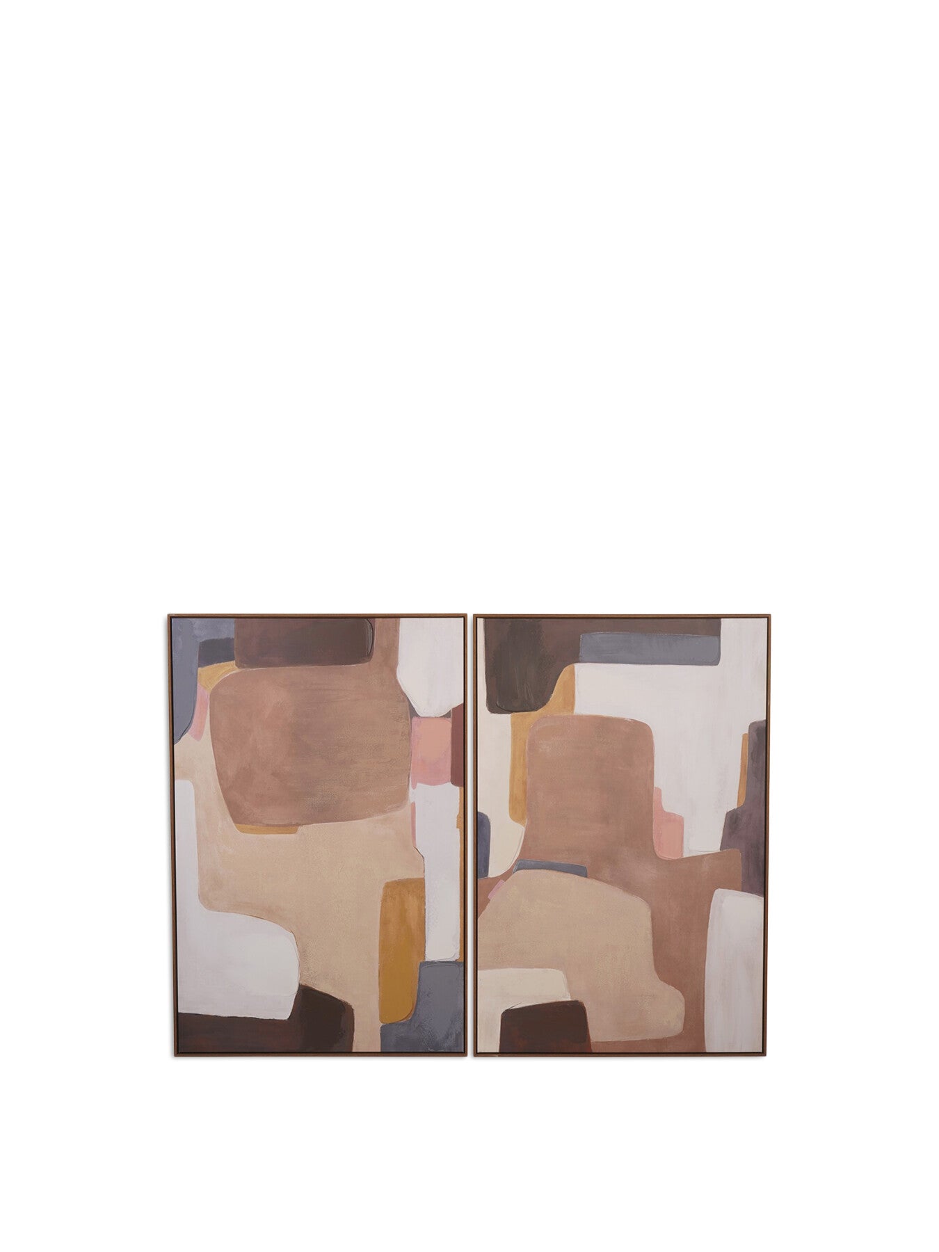 Modern Abstract  Wall Art Set of Two