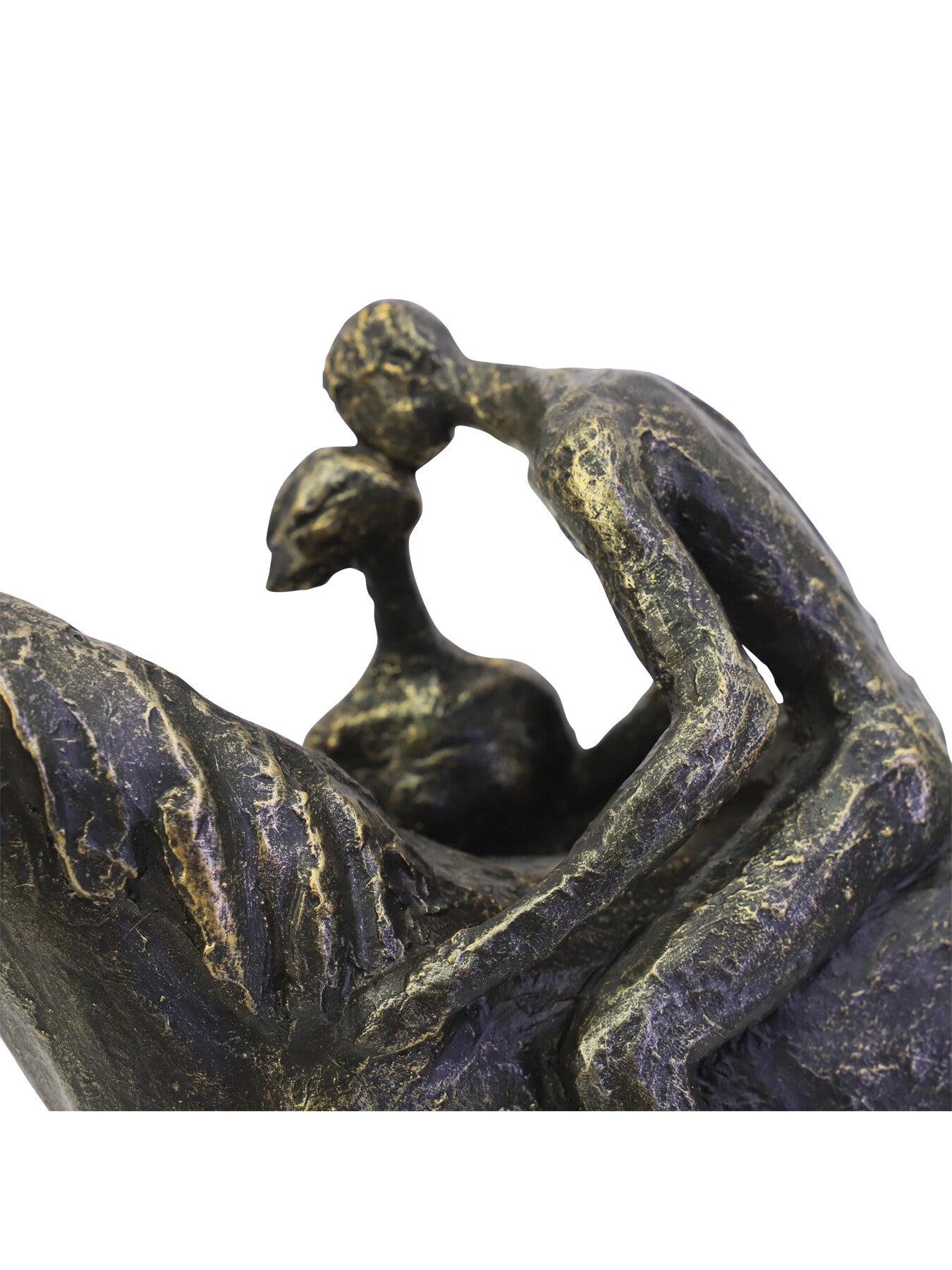 Kissing Couple with Horse  Sculpture