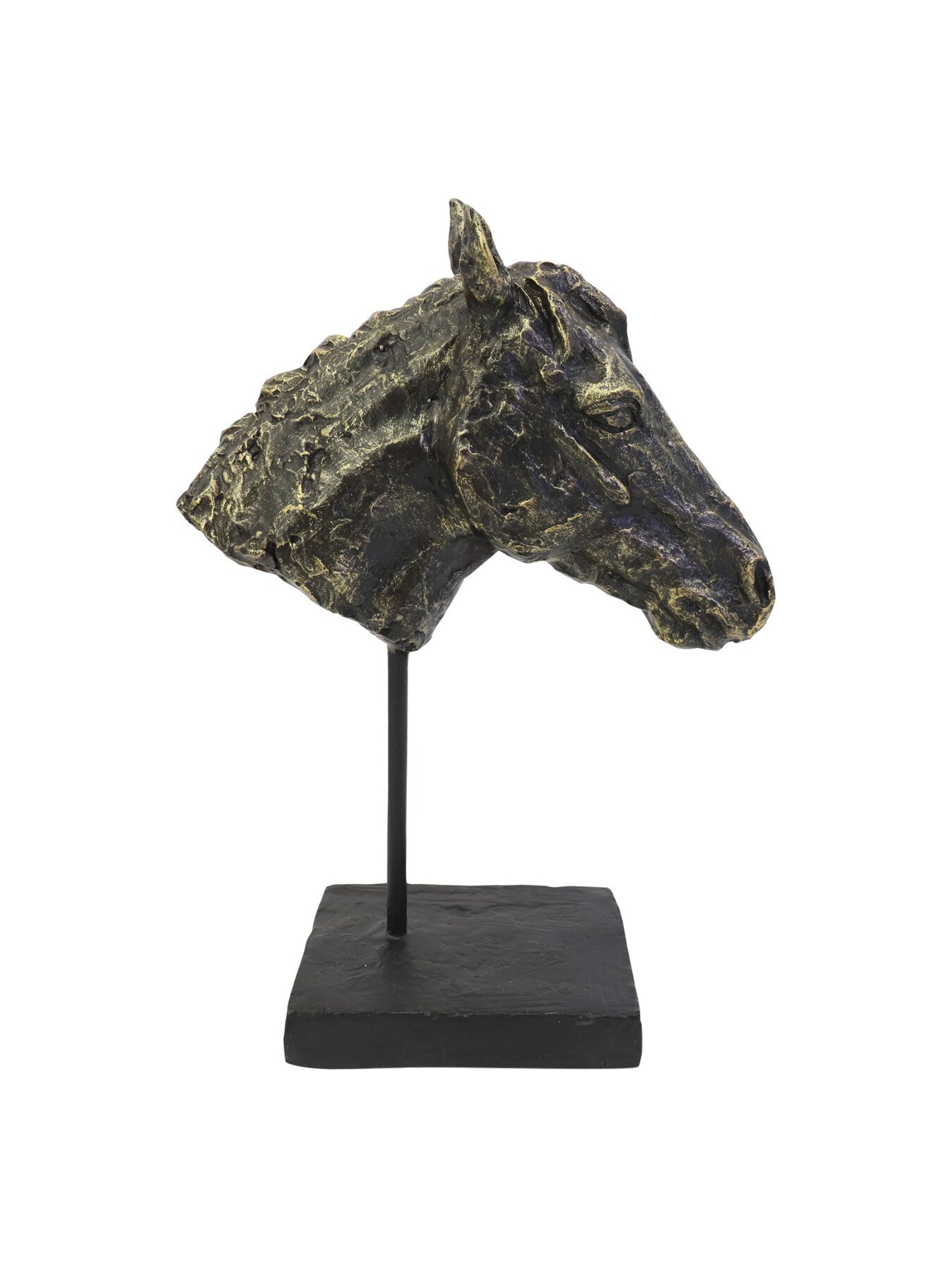 Bay Horse Head Sculpture