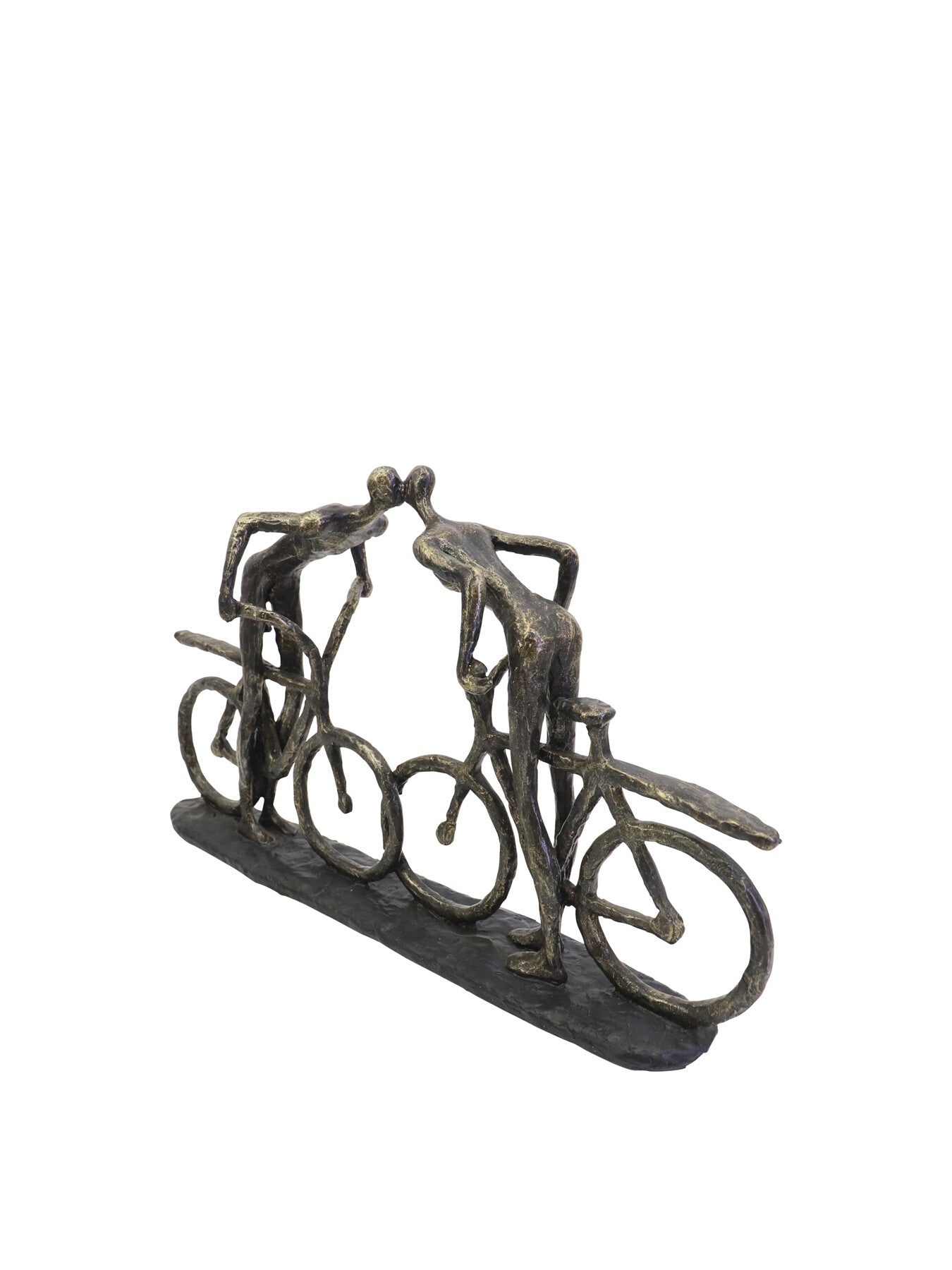 Smooching Cyclist Sculpture