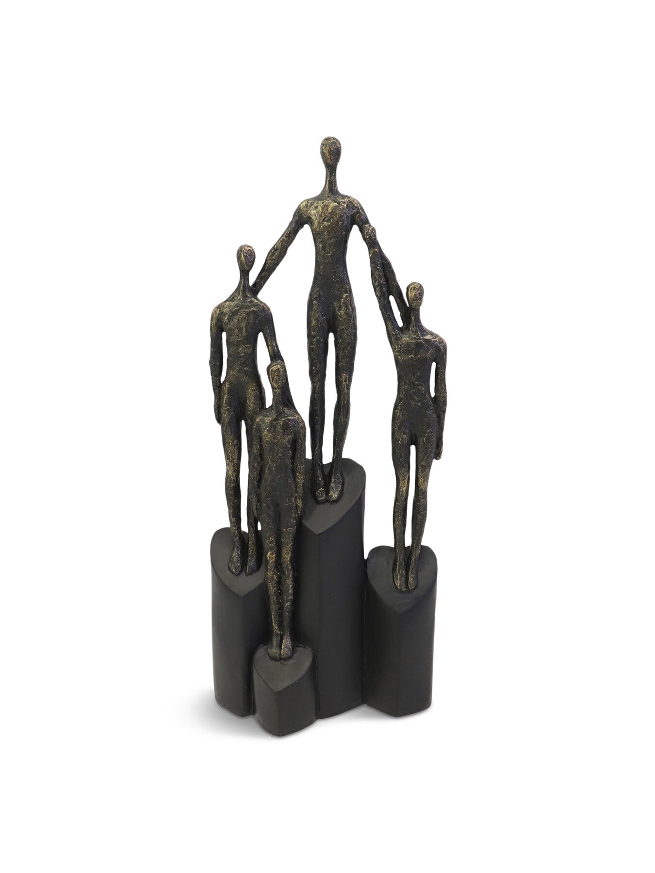 Abstract Family Sculpture on  Hearts Plinth