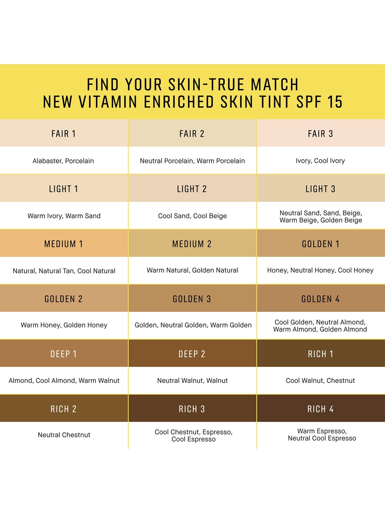 Vitamin Enriched Skin Tint SPF15