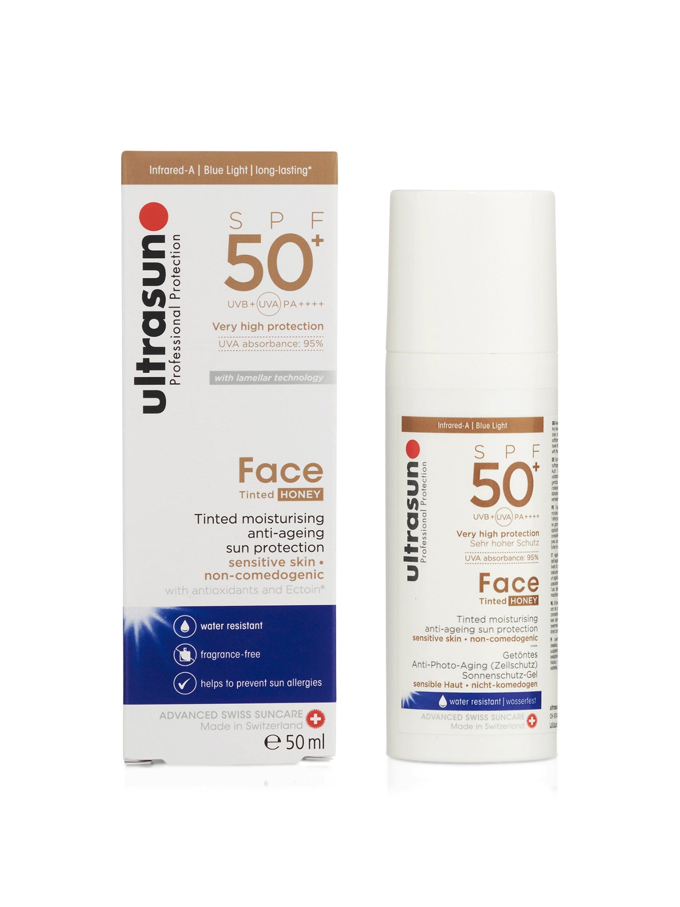 Ultrasun Face Tinted SPF50 Honey