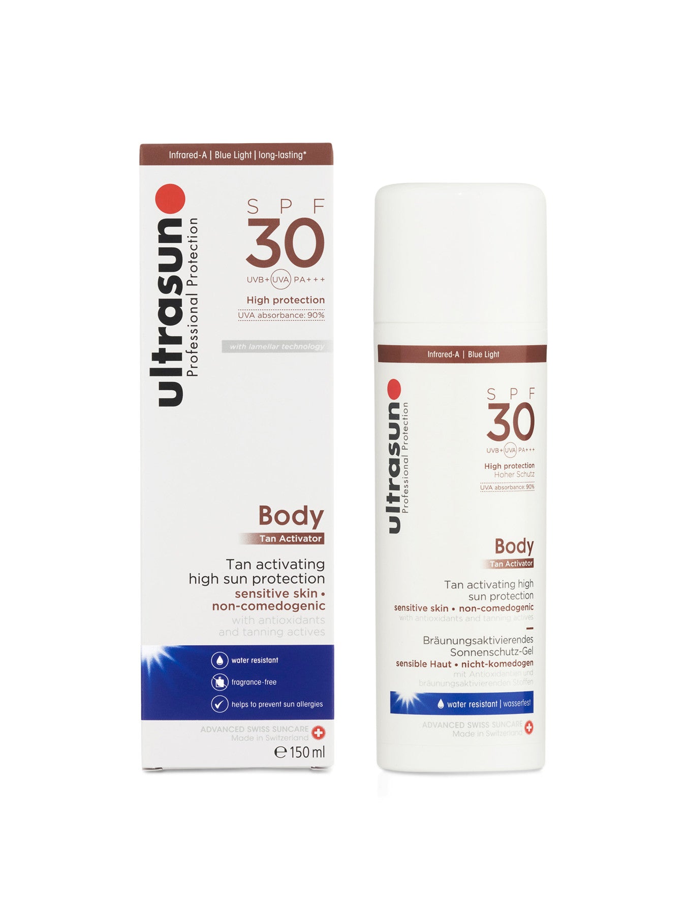 Ultrasun Tan Activator Body SPF30 150ml