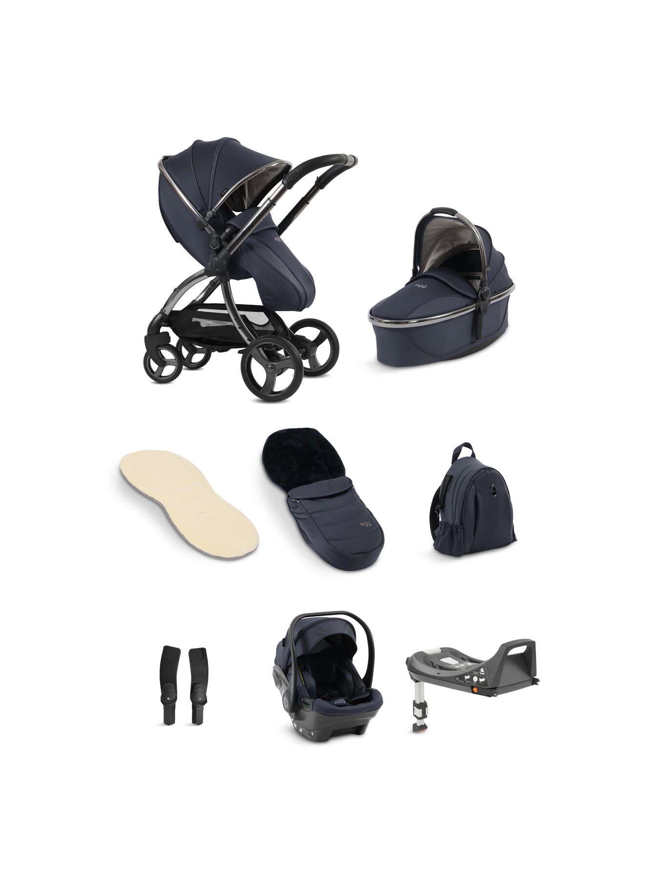 egg3 Stroller Luxury Bundle Celestial