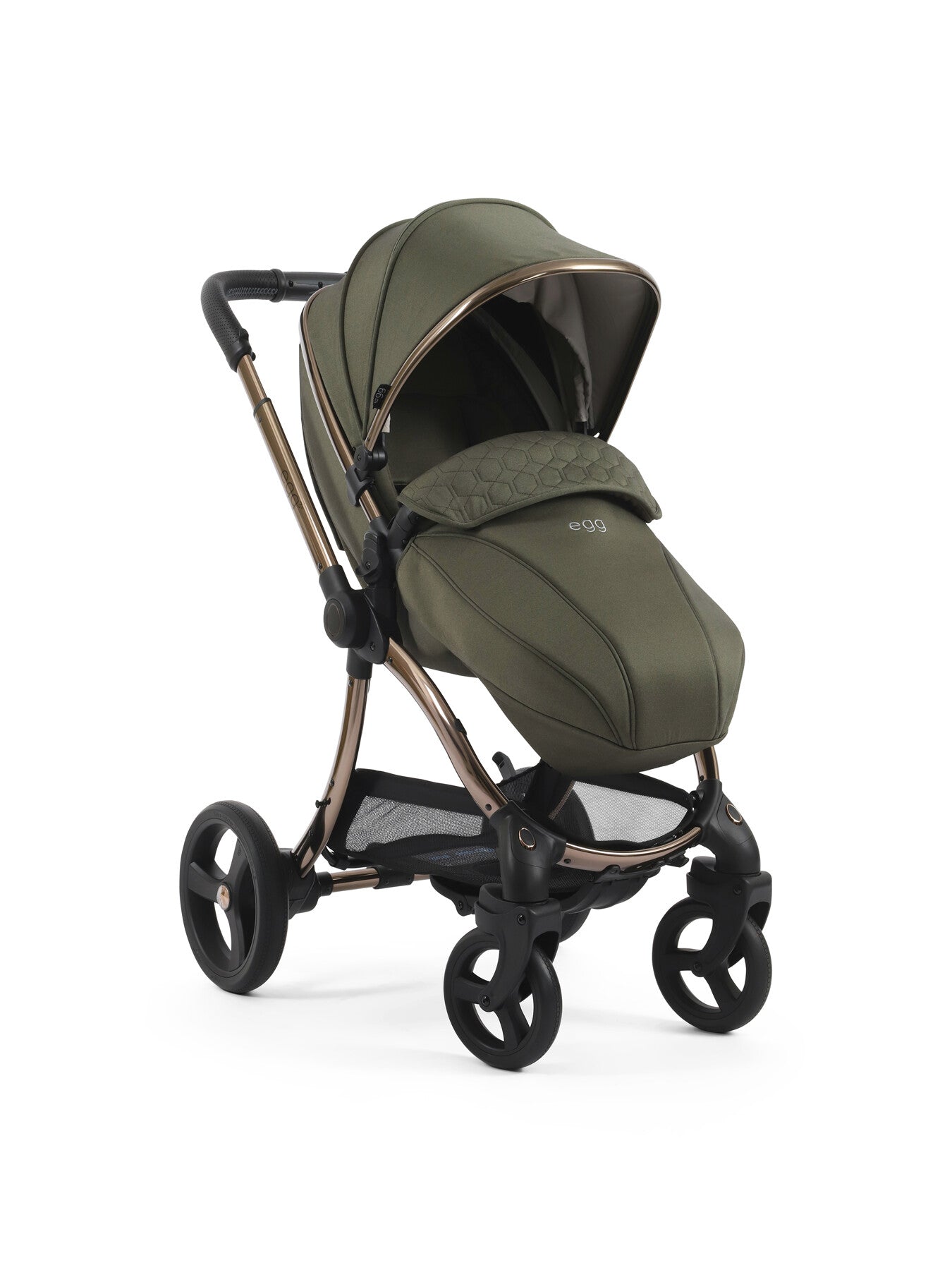 egg3 Stroller Luxury Bundle Hunter Green