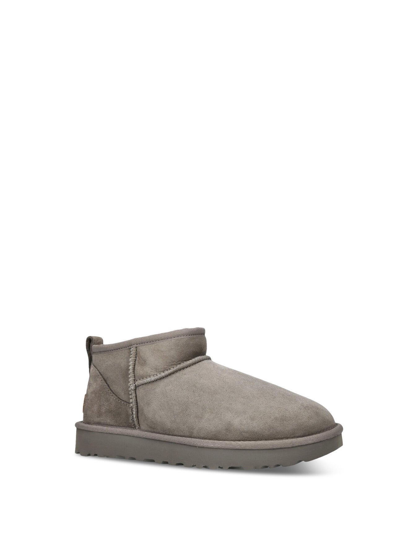 Womens Classic Ultra Mini Suede Ankle Boots Smoke Plume