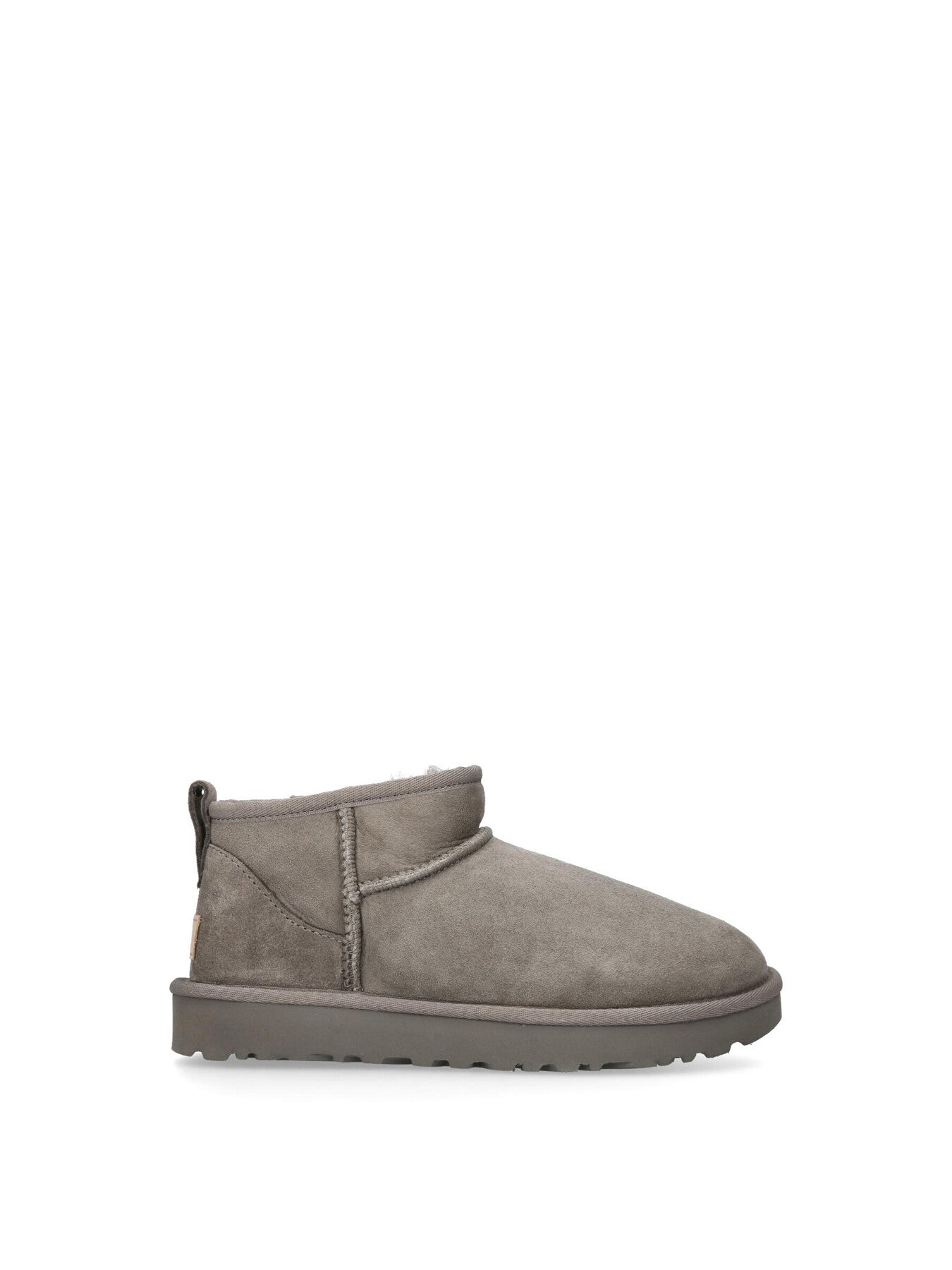 Womens Classic Ultra Mini Suede Ankle Boots Smoke Plume