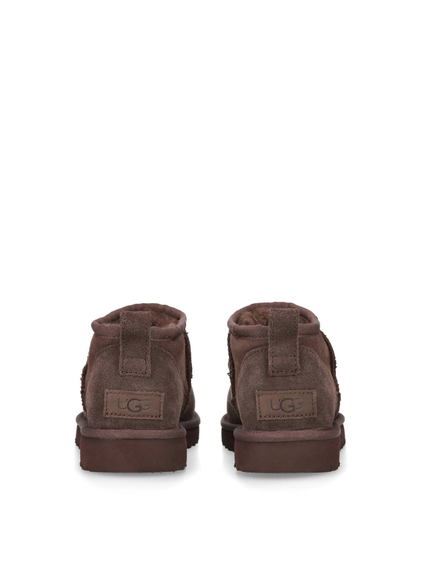 Womens Classic Ultra Mini Suede Ankle Boot Burnt Cedar