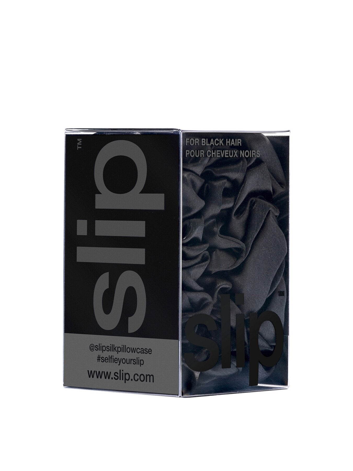 Pure Silk Assorted Scrunchies Set Of 3 Black