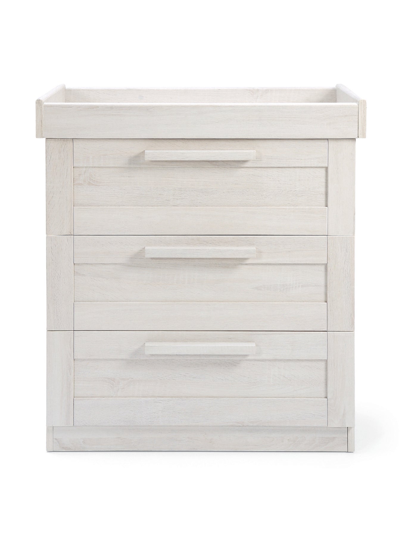 Atlas 2 Piece Cot Bed Set with Dresser Changer Nimbus White