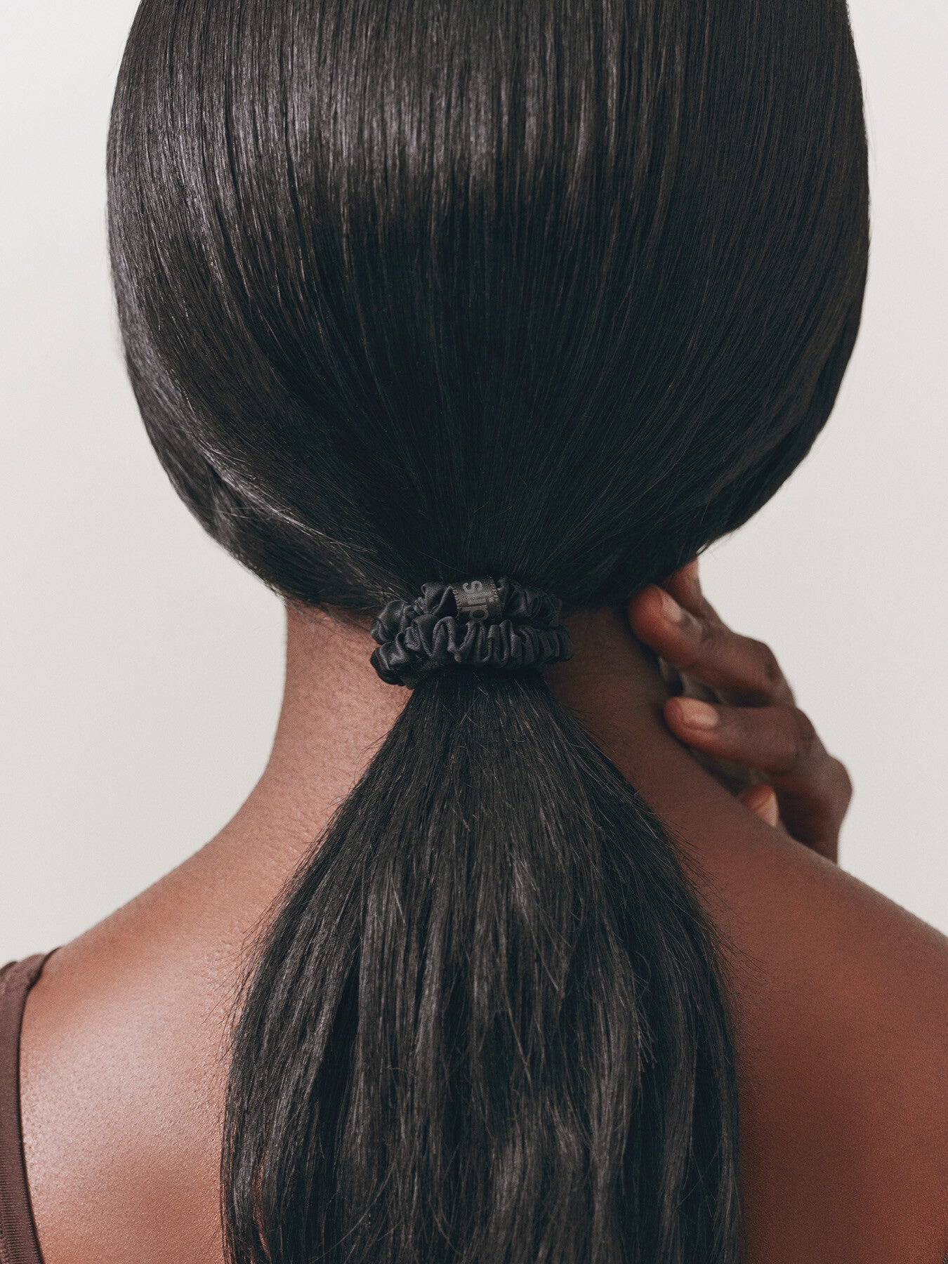 Pure Silk Skinny Scrunchies Set of 4