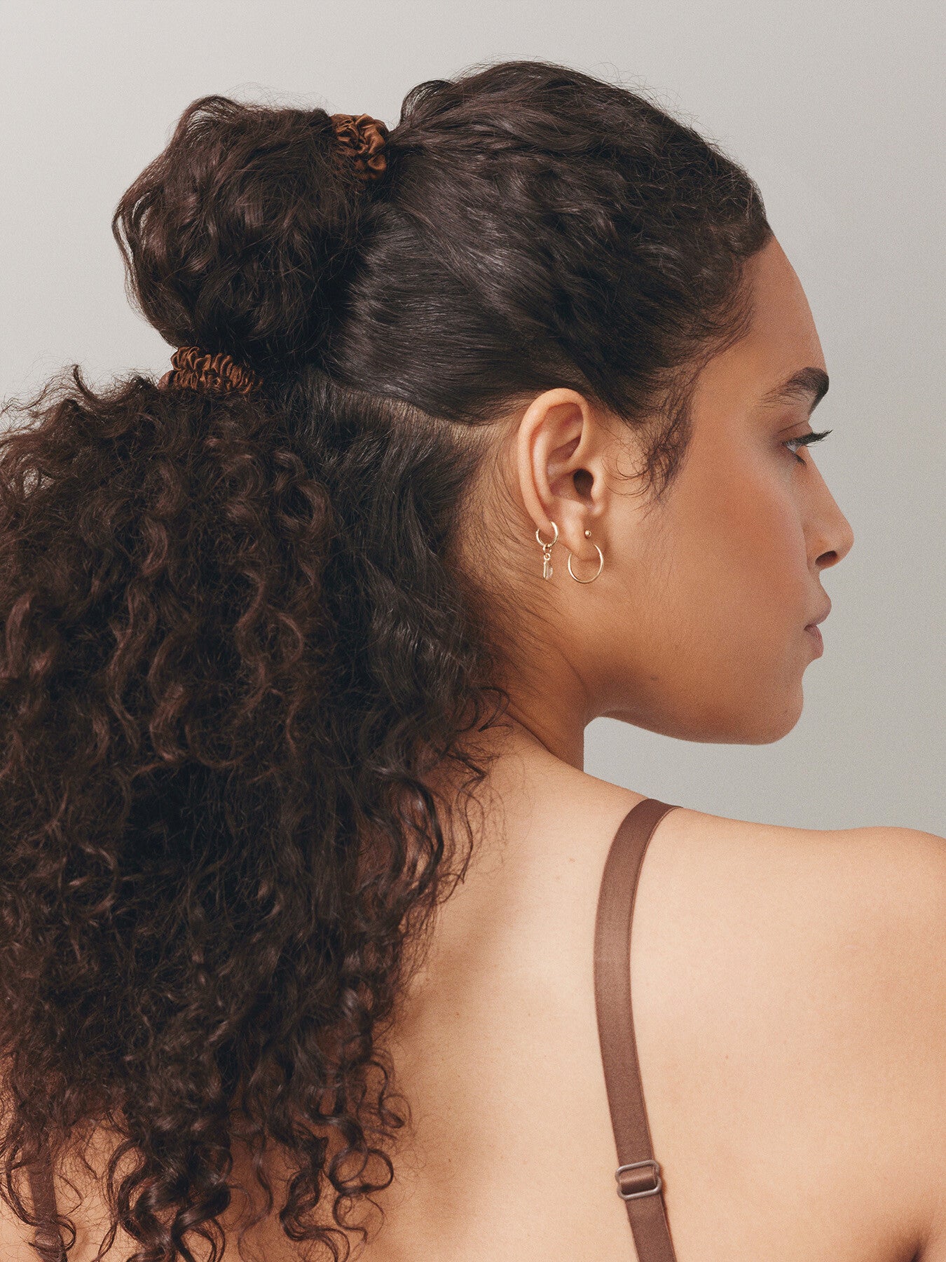 Pure Silk Skinny Scrunchies Set of 4