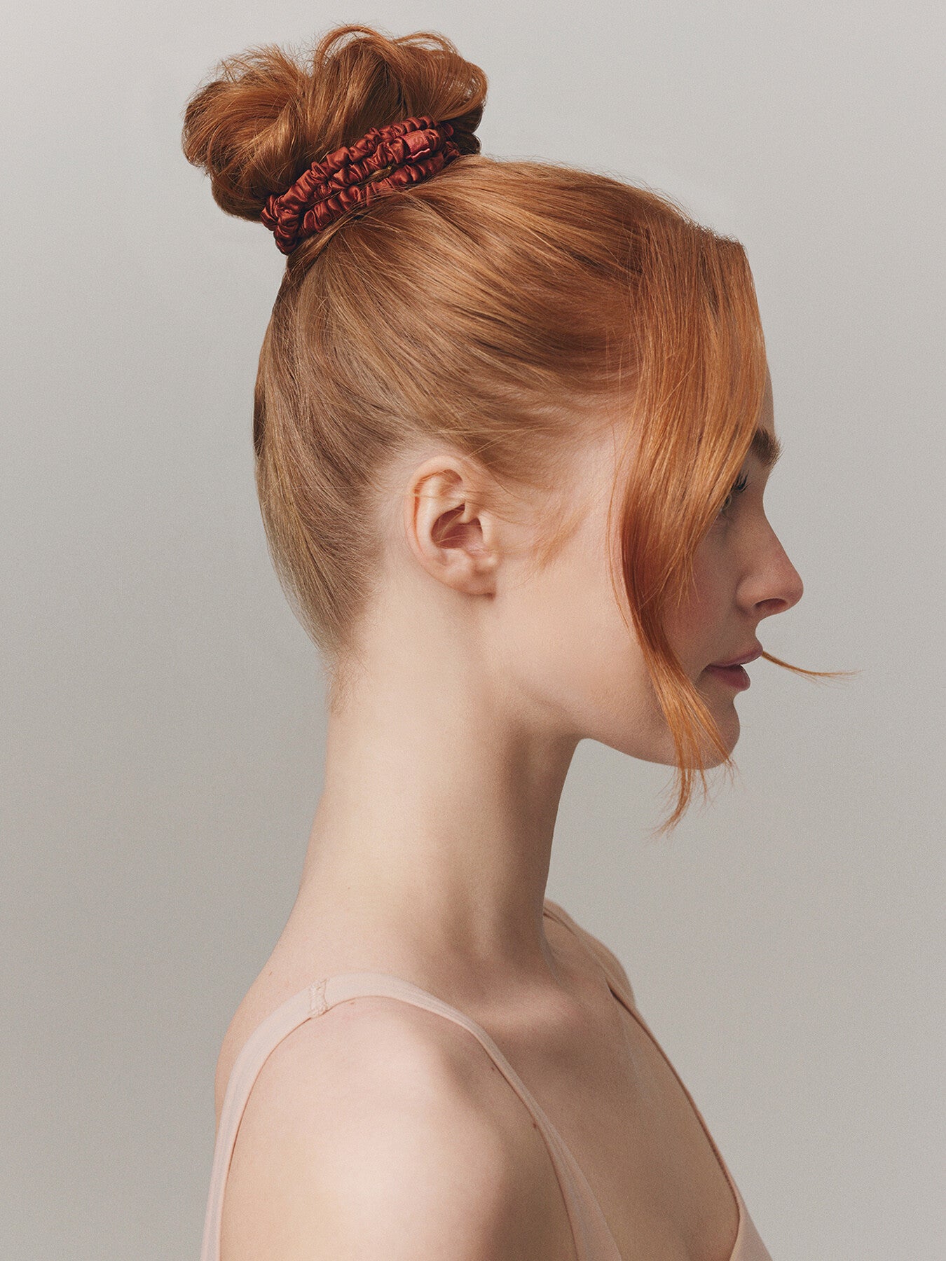 Pure Silk Skinny Scrunchies Set of 4