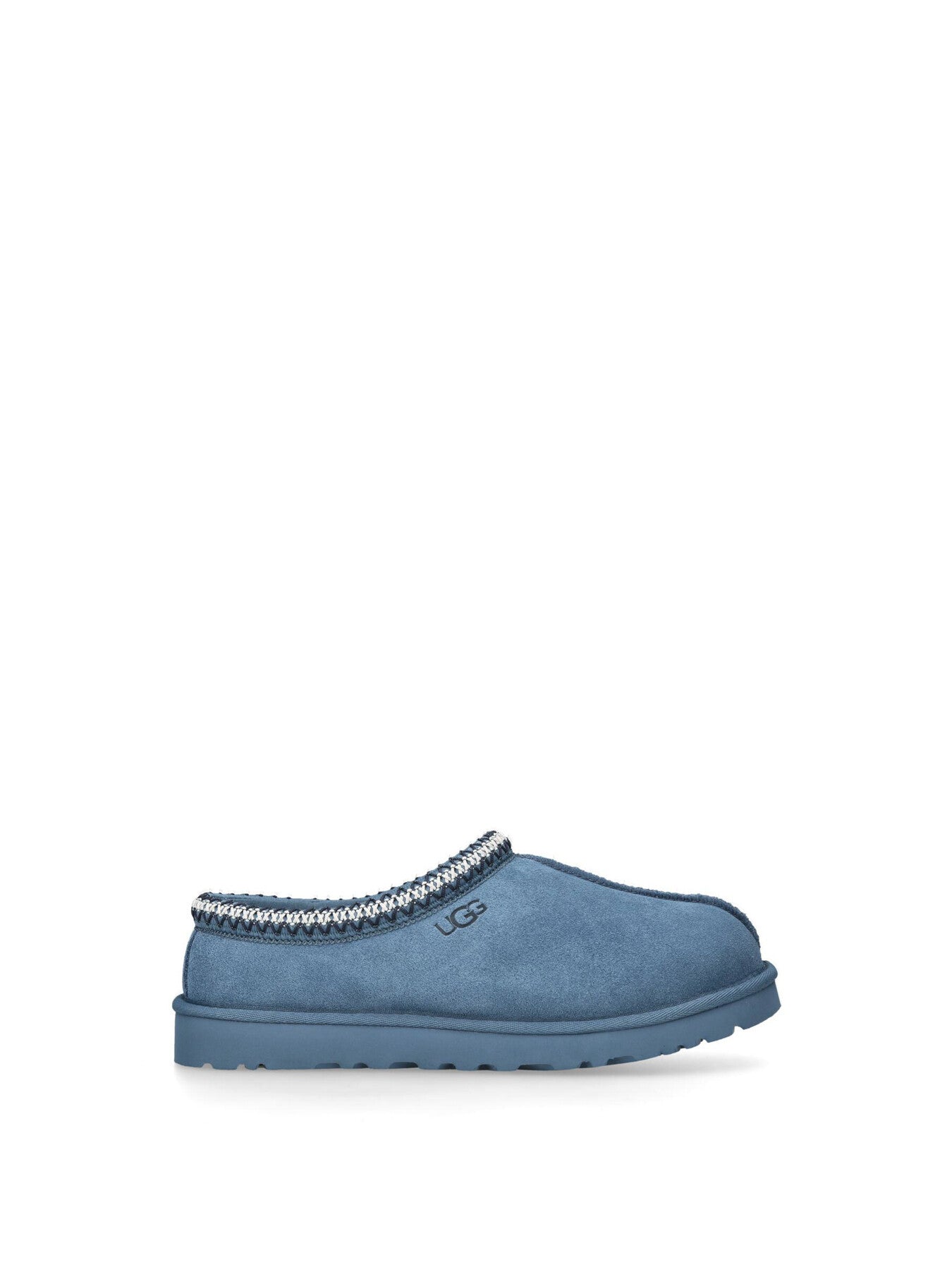 Mens Tasman Suede Slippers Blue