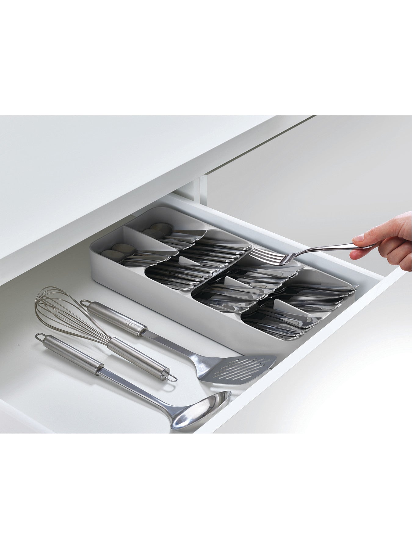 Drawer Store Large Compact Cutlery Organiser