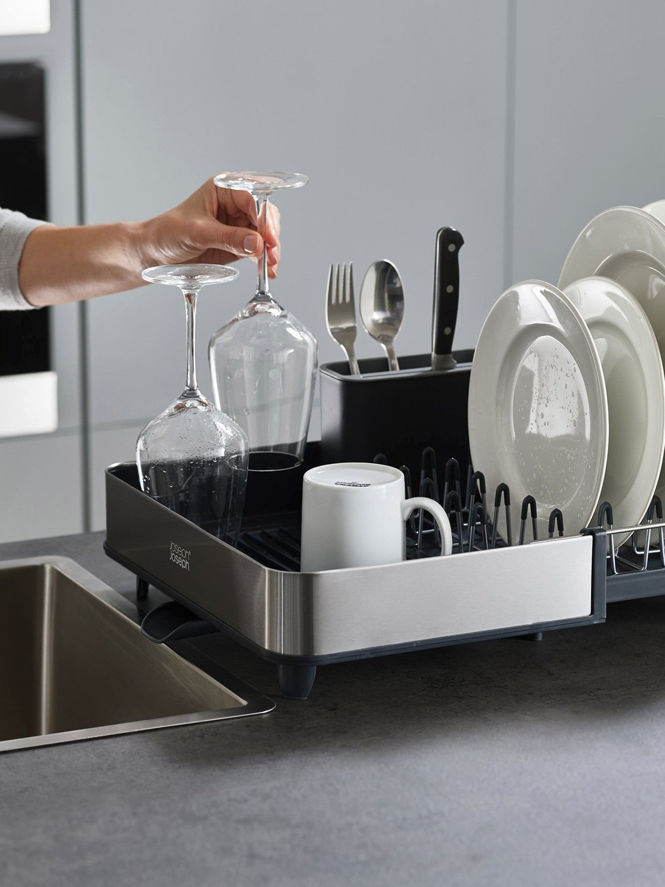 Extend Stainless Steel Dish Rack