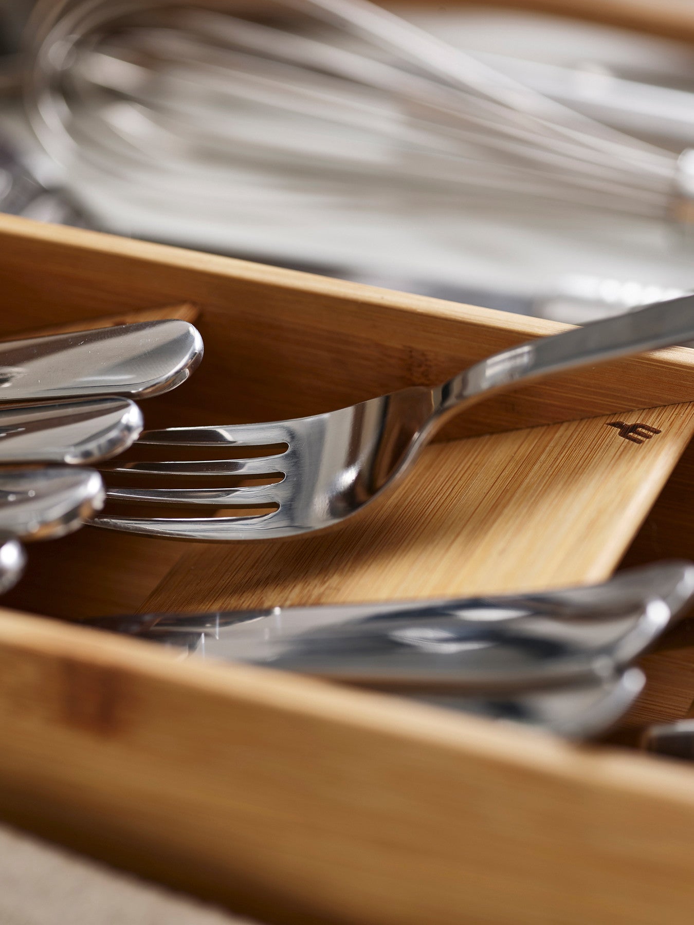 DrawerStore Bamboo Cutlery Organiser