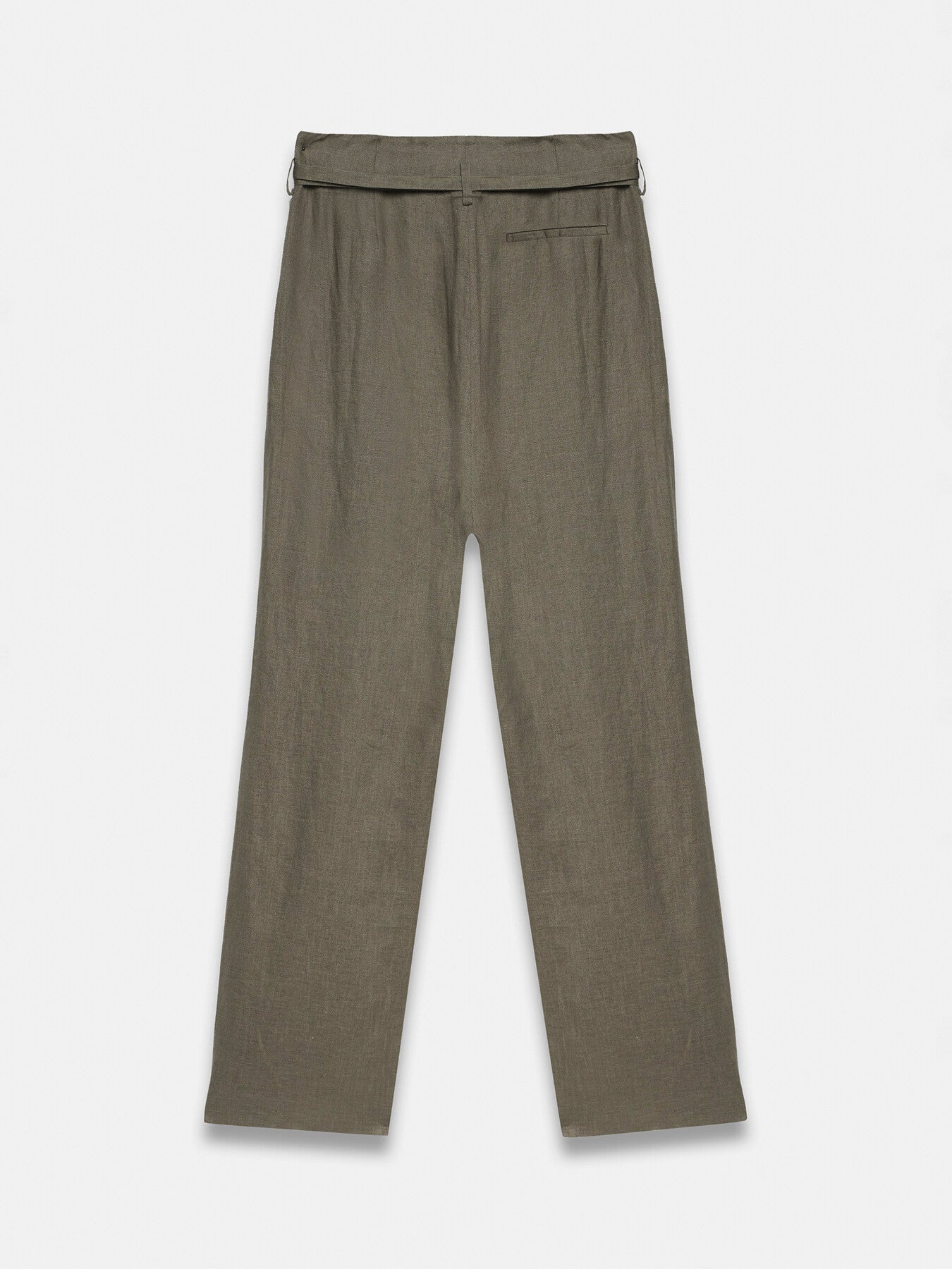 Linen Belted Trousers