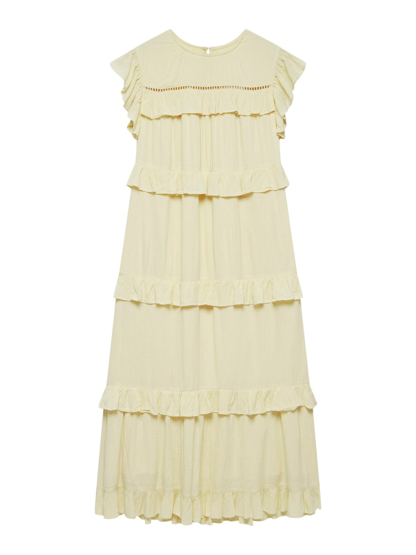 Tiered Ruffle Midi Dress