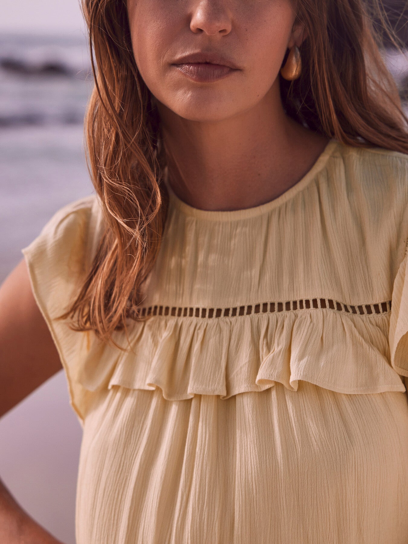 Tiered Ruffle Midi Dress