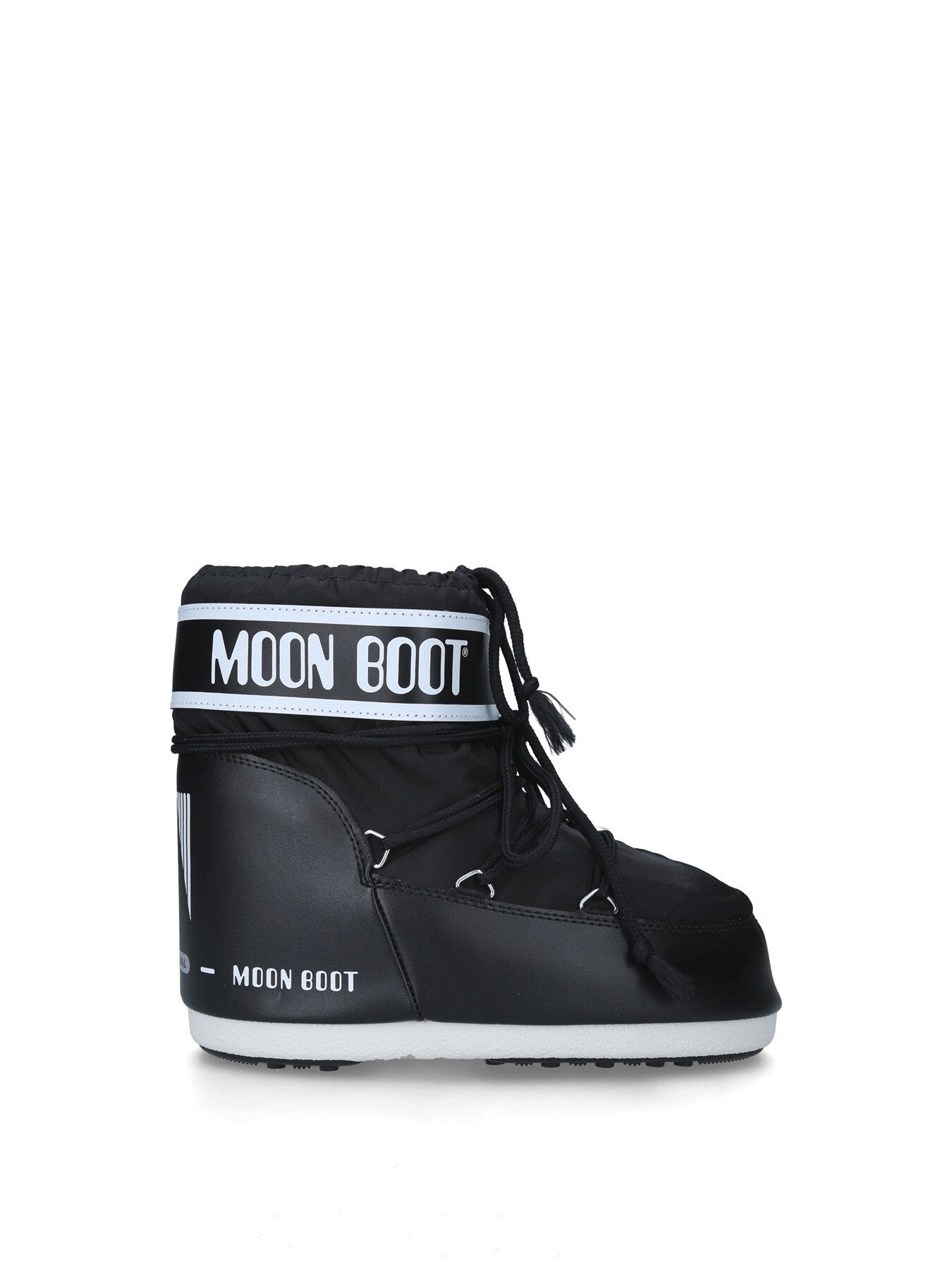 Icon Low Nylon Ankle Boots Black