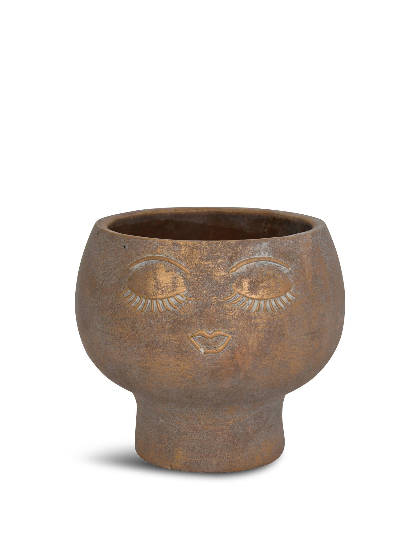 Ava Face Concrete Planter Small 15cm